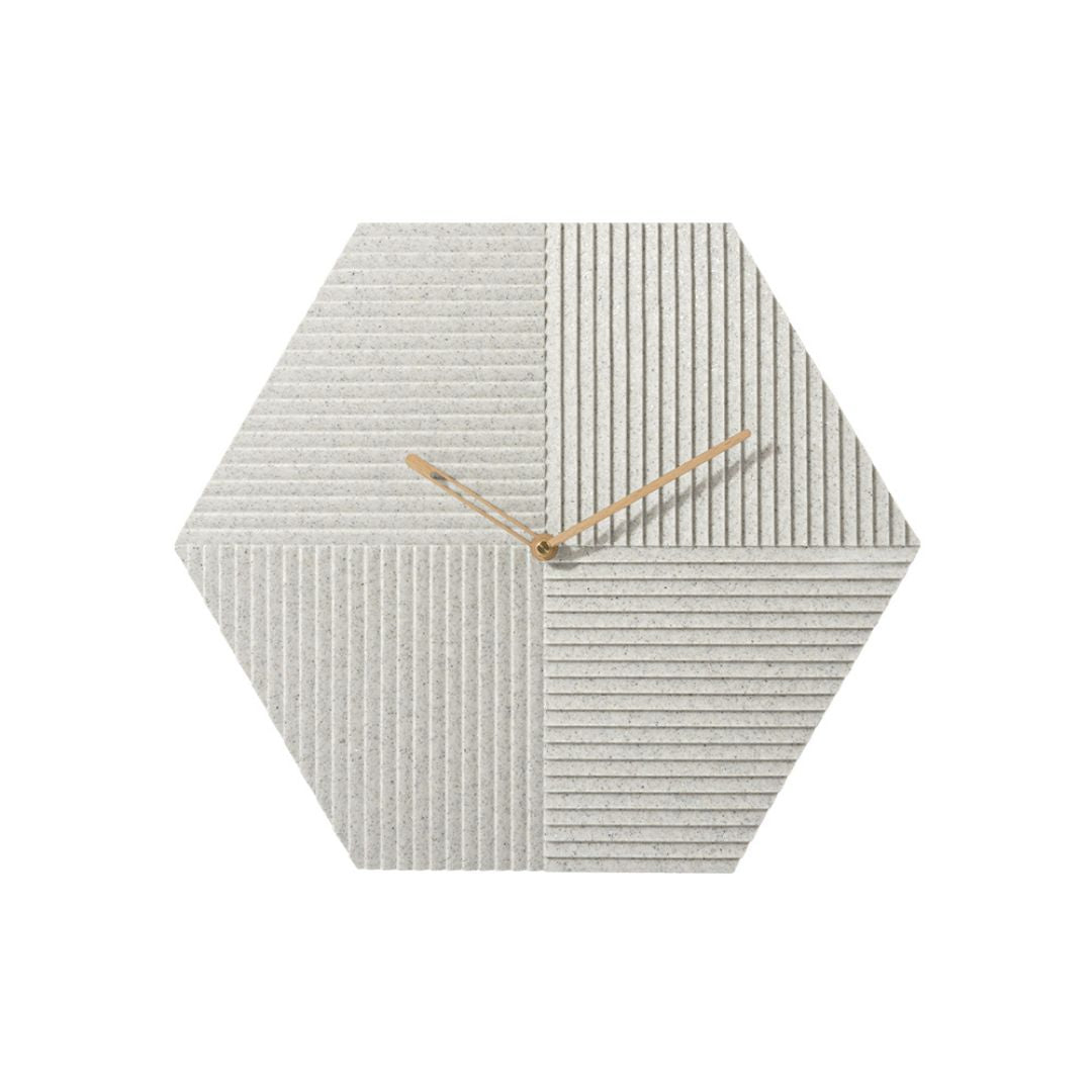 Hexagon Wall Clock WCF234 - Clocks - ebarza Furniture UAE | Shop Modern Furniture in Abu Dhabi & Dubai - مفروشات ايبازرا في الامارات | تسوق اثاث عصري وديكورات مميزة في دبي وابوظبي