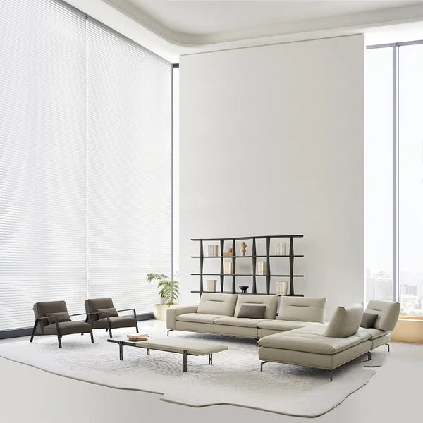 Nexus Corner 7 Seater Sofa - AMF-S180-3S - Sofa - ebarza Furniture UAE | Shop Modern Furniture in Abu Dhabi & Dubai - مفروشات ايبازرا في الامارات | تسوق اثاث عصري وديكورات مميزة في دبي وابوظبي