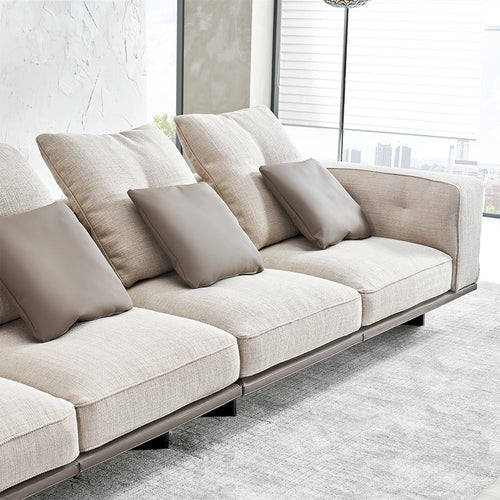 Avenor 4 Seater Sofa - SF091-4S - Sofa - ebarza Furniture UAE | Shop Modern Furniture in Abu Dhabi & Dubai - مفروشات ايبازرا في الامارات | تسوق اثاث عصري وديكورات مميزة في دبي وابوظبي
