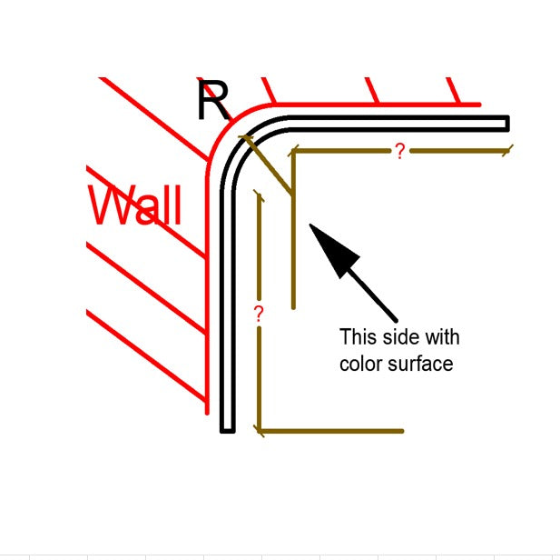 R50 (2.5cm) Curved Internal Right Corner Accessories - Black - PR0006 - wall-panels-profiles - ebarza Furniture UAE | Shop Modern Furniture in Abu Dhabi & Dubai - مفروشات ايبازرا في الامارات | تسوق اثاث عصري وديكورات مميزة في دبي وابوظبي