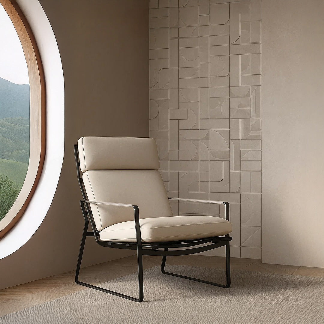 Oran Lounge chair BC637 - Lounge Chairs - ebarza Furniture UAE | Shop Modern Furniture in Abu Dhabi & Dubai - مفروشات ايبازرا في الامارات | تسوق اثاث عصري وديكورات مميزة في دبي وابوظبي