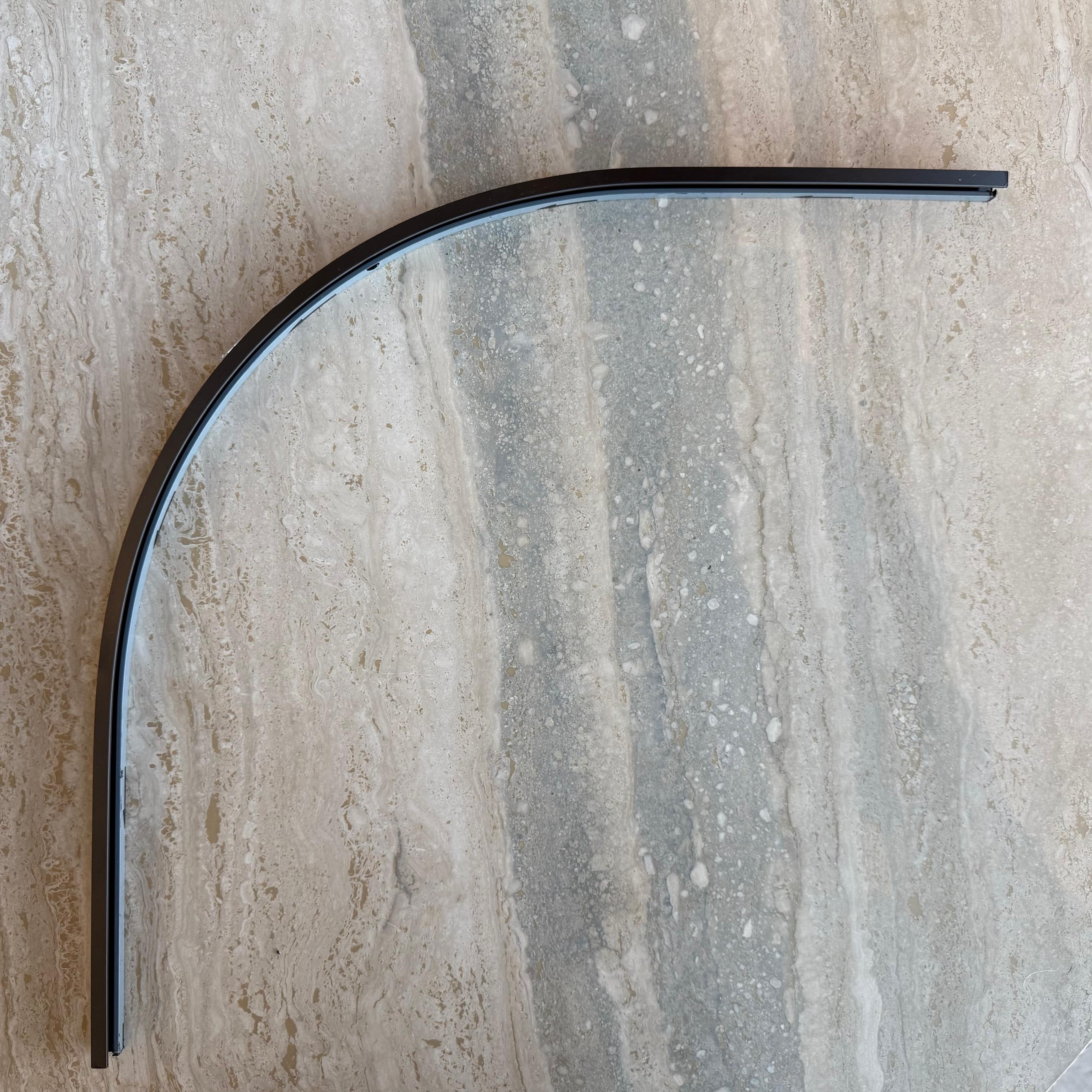 R300 (2.5cm) Curved Internal Right Corner Accessories - Black - PR0005 - wall-panels-profiles - ebarza Furniture UAE | Shop Modern Furniture in Abu Dhabi & Dubai - مفروشات ايبازرا في الامارات | تسوق اثاث عصري وديكورات مميزة في دبي وابوظبي