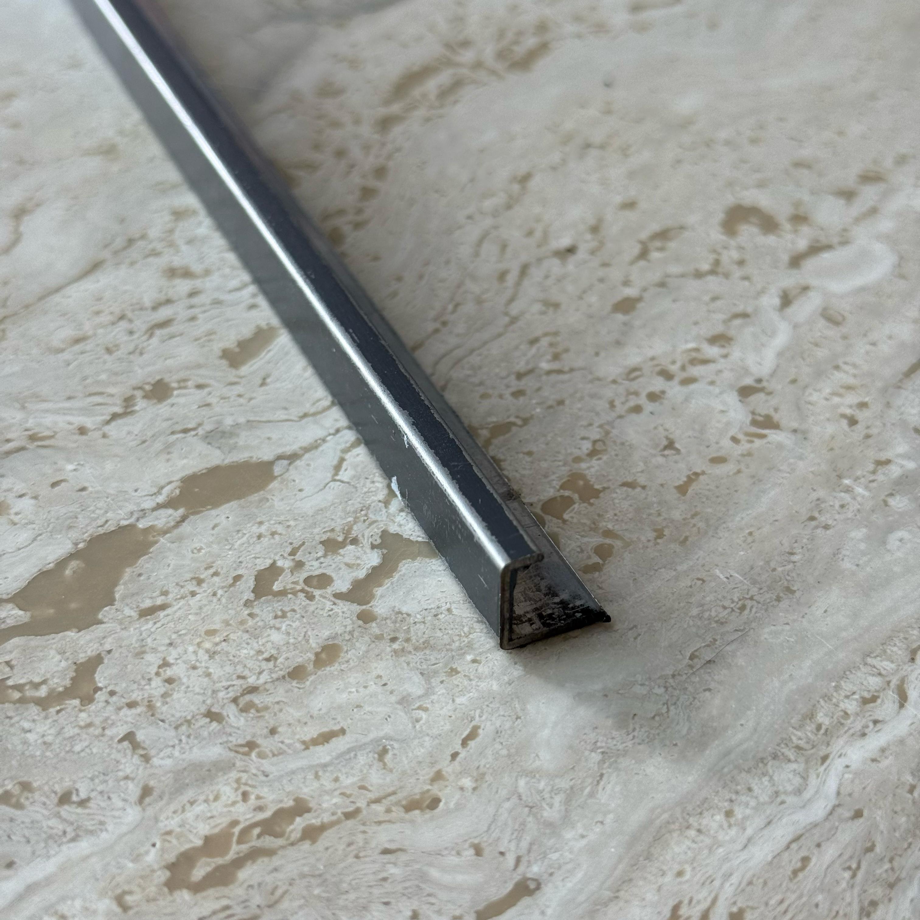 0.8mm Thickness (1cm) Stainless Steel Perforated Profiles - Black - PR0055 - wall-panels-profiles - ebarza Furniture UAE | Shop Modern Furniture in Abu Dhabi & Dubai - مفروشات ايبازرا في الامارات | تسوق اثاث عصري وديكورات مميزة في دبي وابوظبي