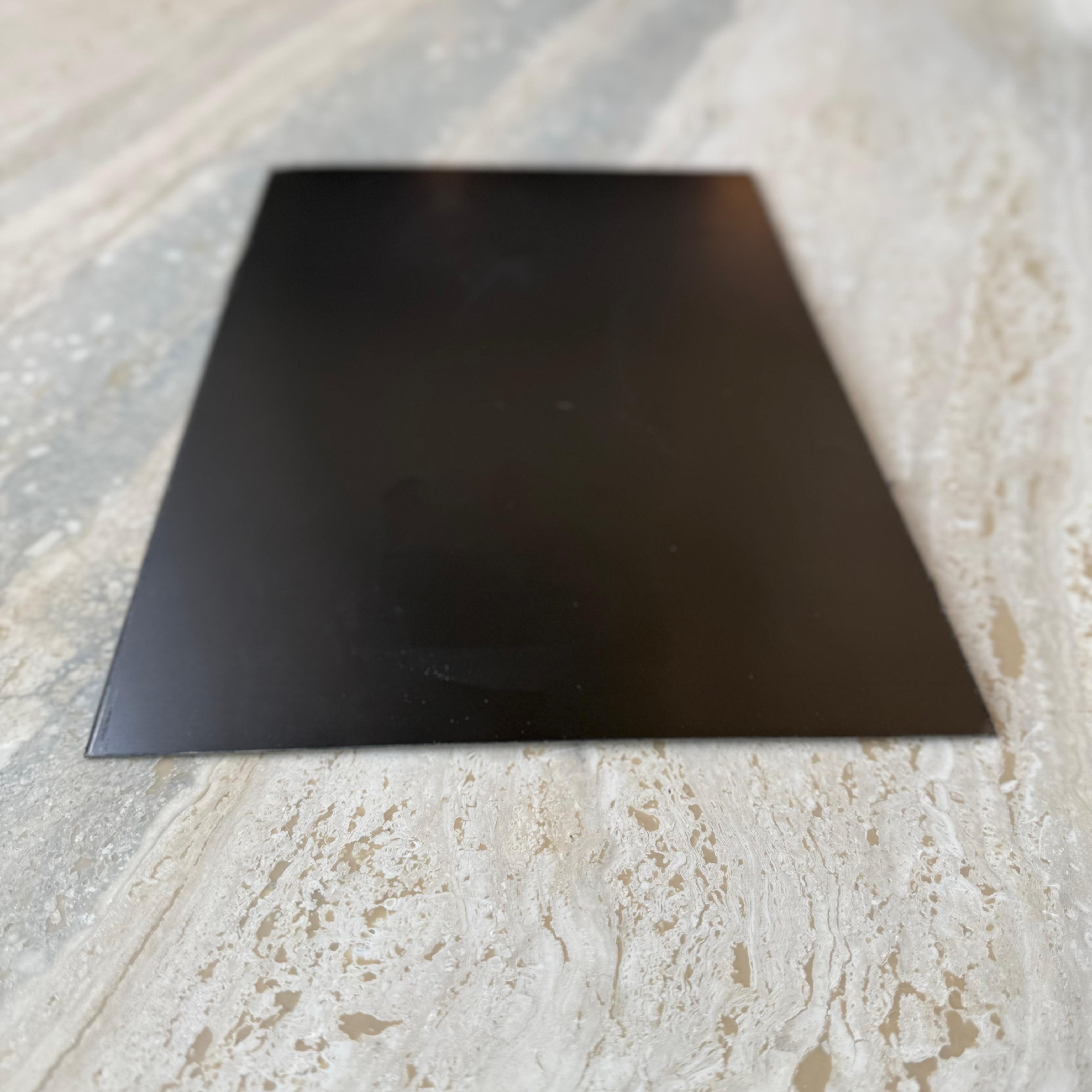 1mm Thickness (30cm) Stainless Steel Profile - Black - PR0009 - wall-panels-profiles - ebarza Furniture UAE | Shop Modern Furniture in Abu Dhabi & Dubai - مفروشات ايبازرا في الامارات | تسوق اثاث عصري وديكورات مميزة في دبي وابوظبي