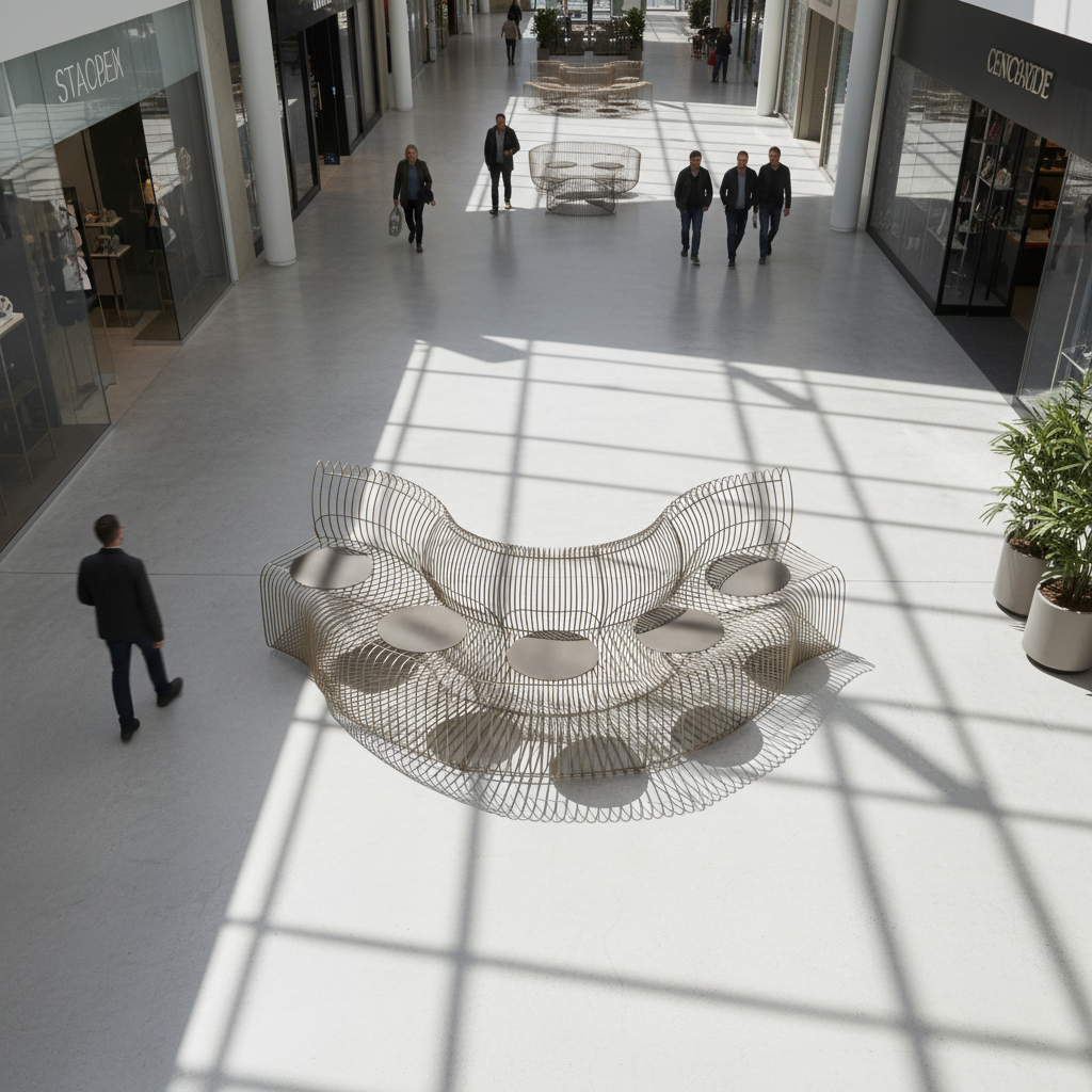 Wire Light Brown With Cushion Chair MC-252A-Light Brown - Chairs - ebarza Furniture UAE | Shop Modern Furniture in Abu Dhabi & Dubai - مفروشات ايبازرا في الامارات | تسوق اثاث عصري وديكورات مميزة في دبي وابوظبي