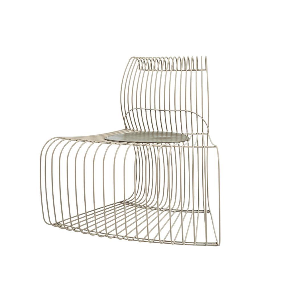 Wire Light Brown With Cushion Chair MC-252B-Light Brown - Chairs - ebarza Furniture UAE | Shop Modern Furniture in Abu Dhabi & Dubai - مفروشات ايبازرا في الامارات | تسوق اثاث عصري وديكورات مميزة في دبي وابوظبي