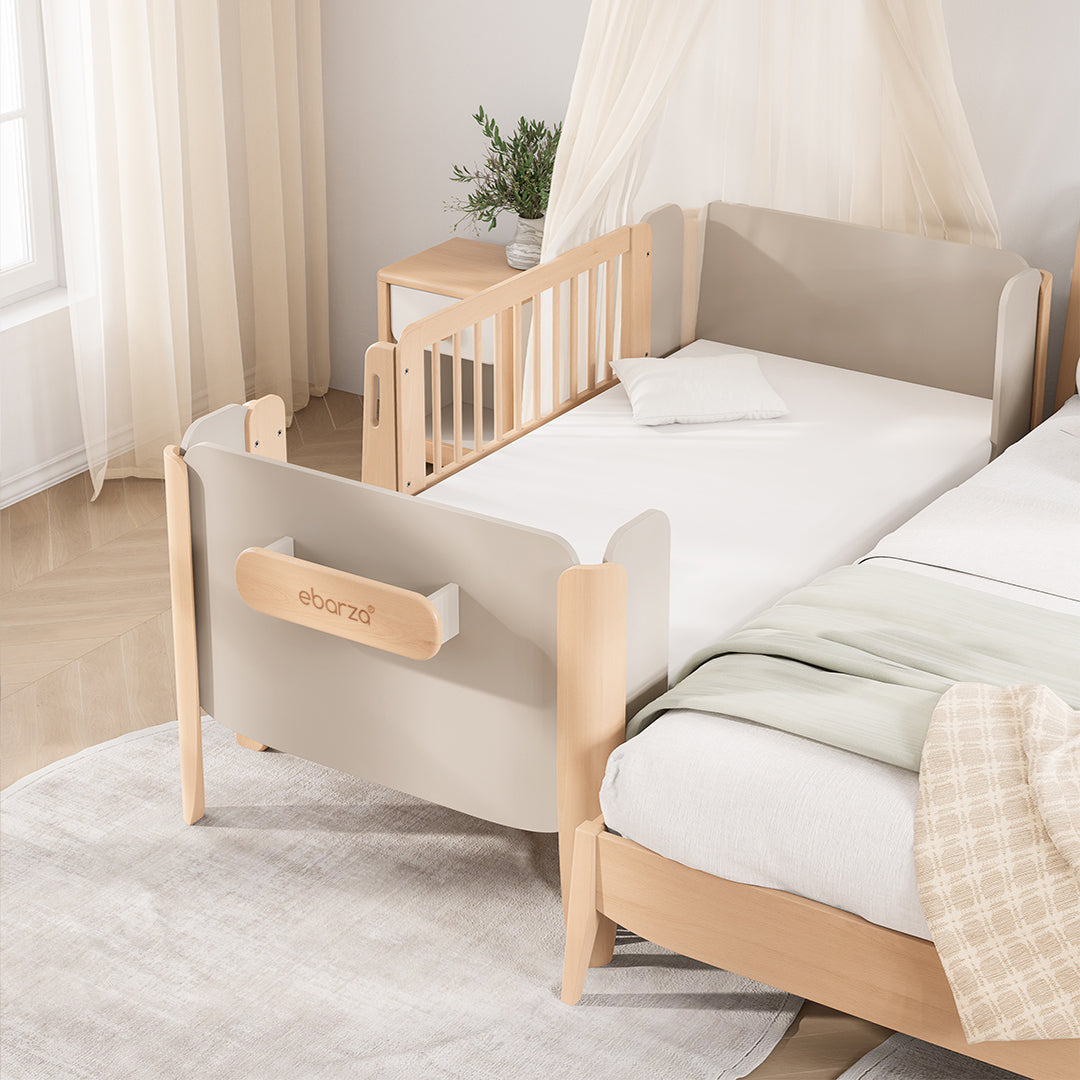 Yarra Guarded Kids Single Bed (mattress size 188x90x14CM) BK-YAGSB/TEBH - Kids Beds - ebarza Furniture UAE | Shop Modern Furniture in Abu Dhabi & Dubai - مفروشات ايبازرا في الامارات | تسوق اثاث عصري وديكورات مميزة في دبي وابوظبي