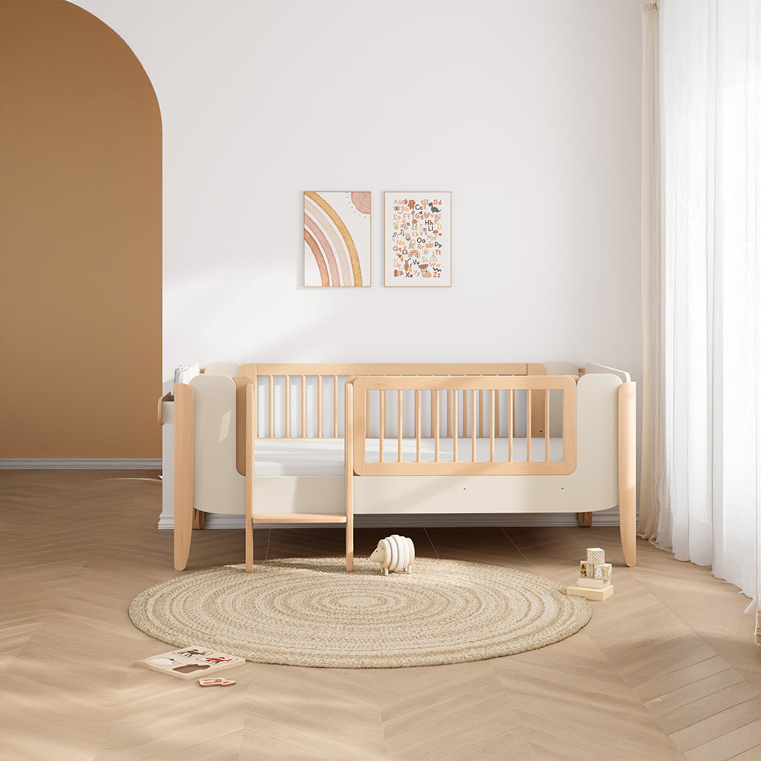 Yarra Guarded Kids Single Bed (mattress size 188x90x14CM) BK-YAGSB/TEBH - Kids Beds - ebarza Furniture UAE | Shop Modern Furniture in Abu Dhabi & Dubai - مفروشات ايبازرا في الامارات | تسوق اثاث عصري وديكورات مميزة في دبي وابوظبي