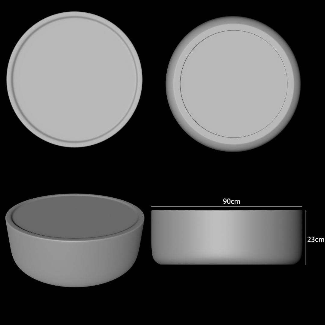 Vela Coffee Table - ZS250103 - Coffee Tables - ebarza Furniture UAE | Shop Modern Furniture in Abu Dhabi & Dubai - مفروشات ايبازرا في الامارات | تسوق اثاث عصري وديكورات مميزة في دبي وابوظبي