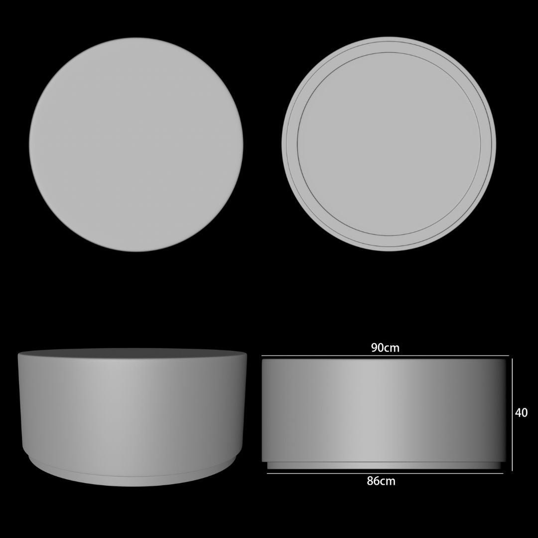 Elan Coffee Table - ZS70262 - Coffee Tables - ebarza Furniture UAE | Shop Modern Furniture in Abu Dhabi & Dubai - مفروشات ايبازرا في الامارات | تسوق اثاث عصري وديكورات مميزة في دبي وابوظبي