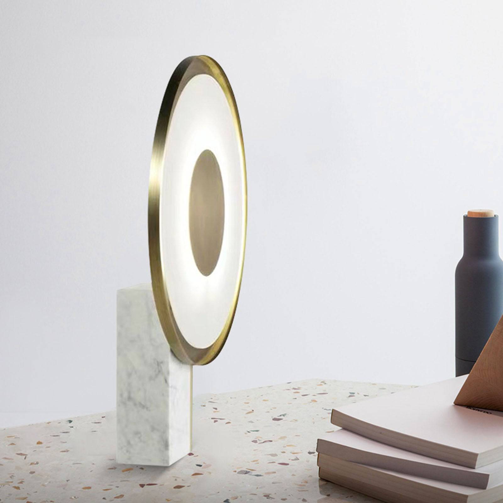 Aalborg Marble Table Lamp Cy-New-062 - Desk\table Lamps - ebarza Furniture UAE | Shop Modern Furniture in Abu Dhabi & Dubai - مفروشات ايبازرا في الامارات | تسوق اثاث عصري وديكورات مميزة في دبي وابوظبي