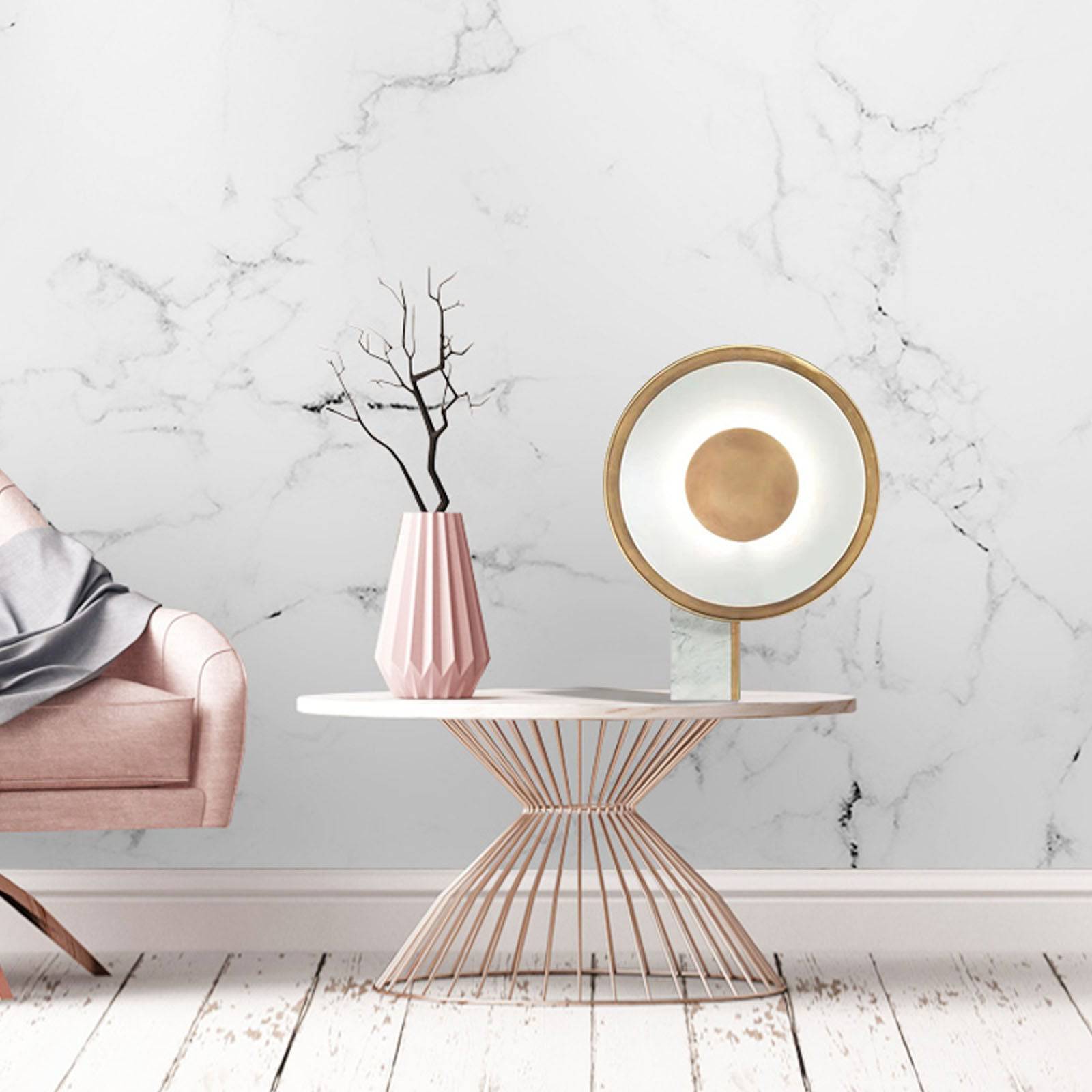 Aalborg Marble Table Lamp Cy-New-062 - Desk\table Lamps - ebarza Furniture UAE | Shop Modern Furniture in Abu Dhabi & Dubai - مفروشات ايبازرا في الامارات | تسوق اثاث عصري وديكورات مميزة في دبي وابوظبي