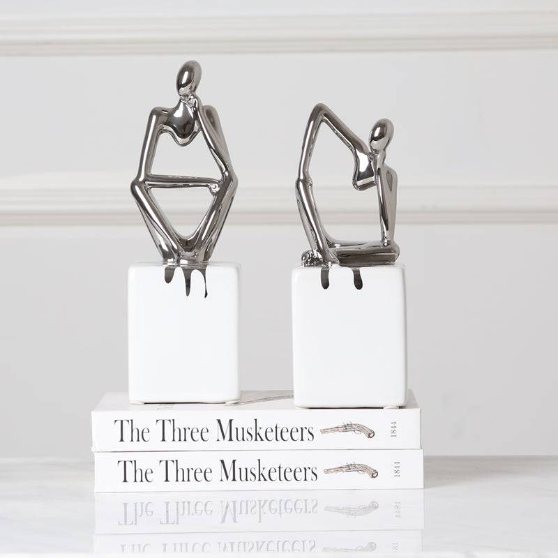 Abstract Patient Man Ornament Fa-D1823B - Home Decor Figurines - ebarza Furniture UAE | Shop Modern Furniture in Abu Dhabi & Dubai - مفروشات ايبازرا في الامارات | تسوق اثاث عصري وديكورات مميزة في دبي وابوظبي