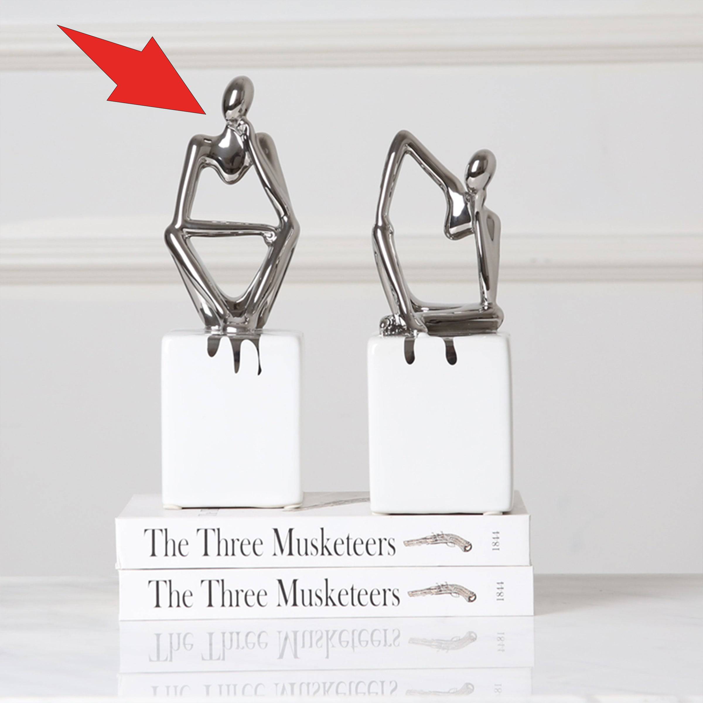 Abstract Patient Man Ornament Fa-D1823B - Home Decor Figurines - ebarza Furniture UAE | Shop Modern Furniture in Abu Dhabi & Dubai - مفروشات ايبازرا في الامارات | تسوق اثاث عصري وديكورات مميزة في دبي وابوظبي