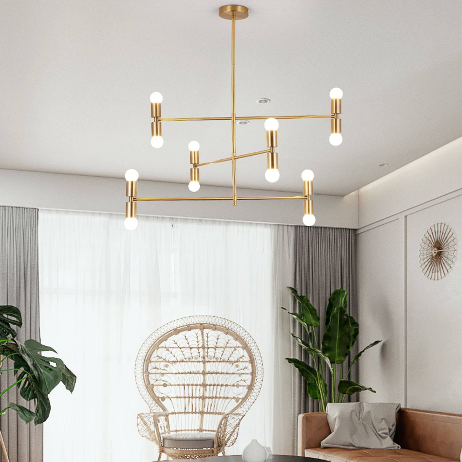 Alfa Pendant Lamp Cy-New-044-G - Pendant Lamps - ebarza Furniture UAE | Shop Modern Furniture in Abu Dhabi & Dubai - مفروشات ايبازرا في الامارات | تسوق اثاث عصري وديكورات مميزة في دبي وابوظبي