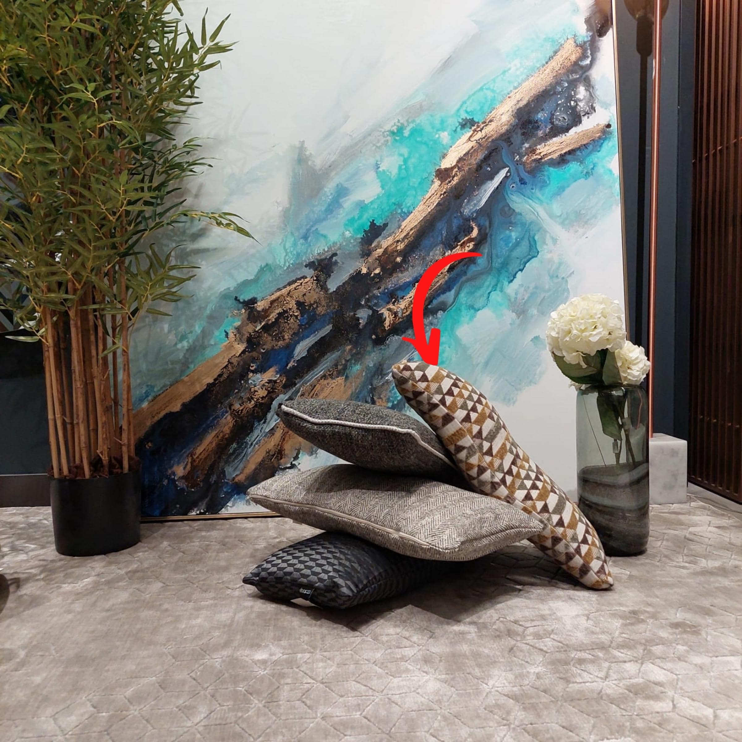 Amoret-Cushion Cover 60X30 Cm Amoret-98 - Cushions - ebarza Furniture UAE | Shop Modern Furniture in Abu Dhabi & Dubai - مفروشات ايبازرا في الامارات | تسوق اثاث عصري وديكورات مميزة في دبي وابوظبي