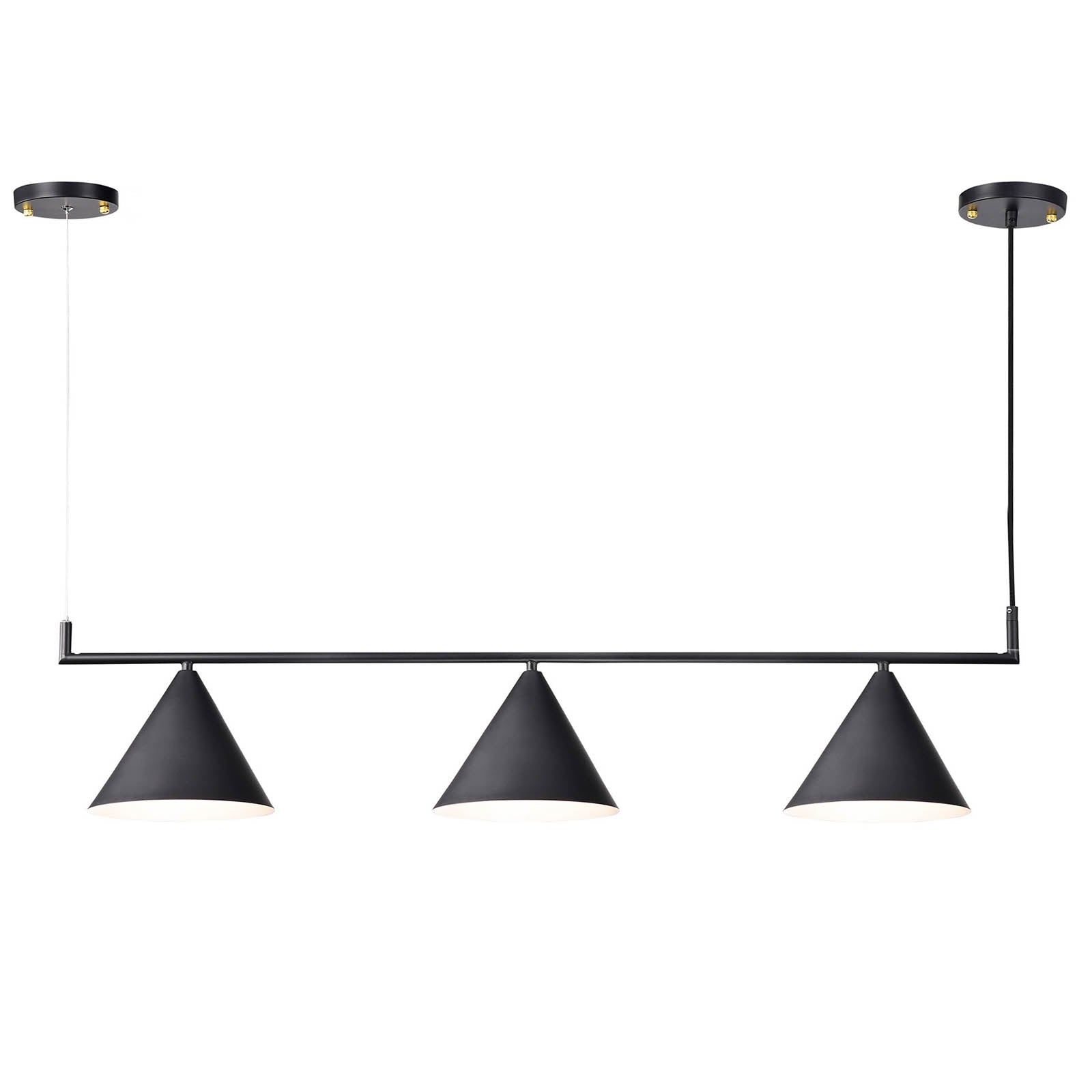 Andria 3 Heads Pendant Lamp Cl1165P - Pendant Lamps - ebarza Furniture UAE | Shop Modern Furniture in Abu Dhabi & Dubai - مفروشات ايبازرا في الامارات | تسوق اثاث عصري وديكورات مميزة في دبي وابوظبي