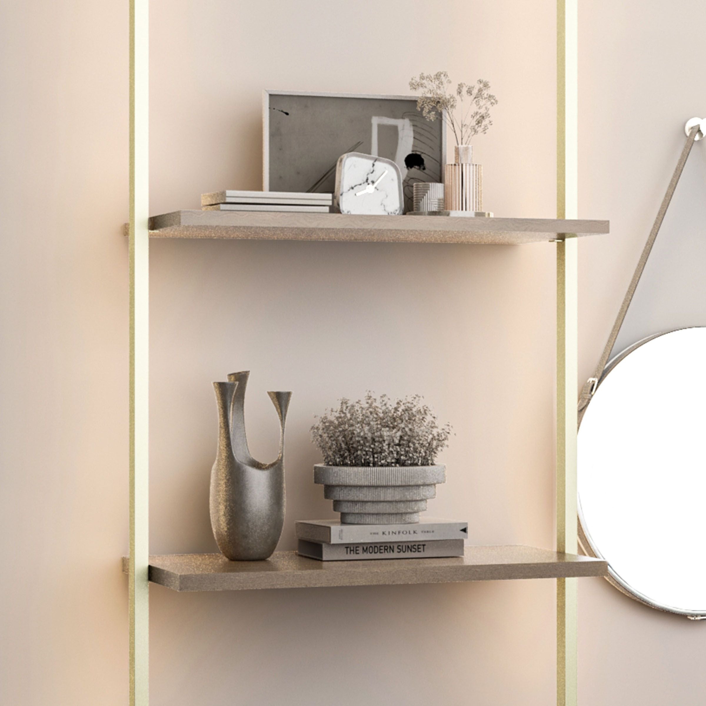 Antik Closet/Cabinet WOODEN SHELF 75 cm WALNUT - Cabinets - ebarza Furniture UAE | Shop Modern Furniture in Abu Dhabi & Dubai - مفروشات ايبازرا في الامارات | تسوق اثاث عصري وديكورات مميزة في دبي وابوظبي