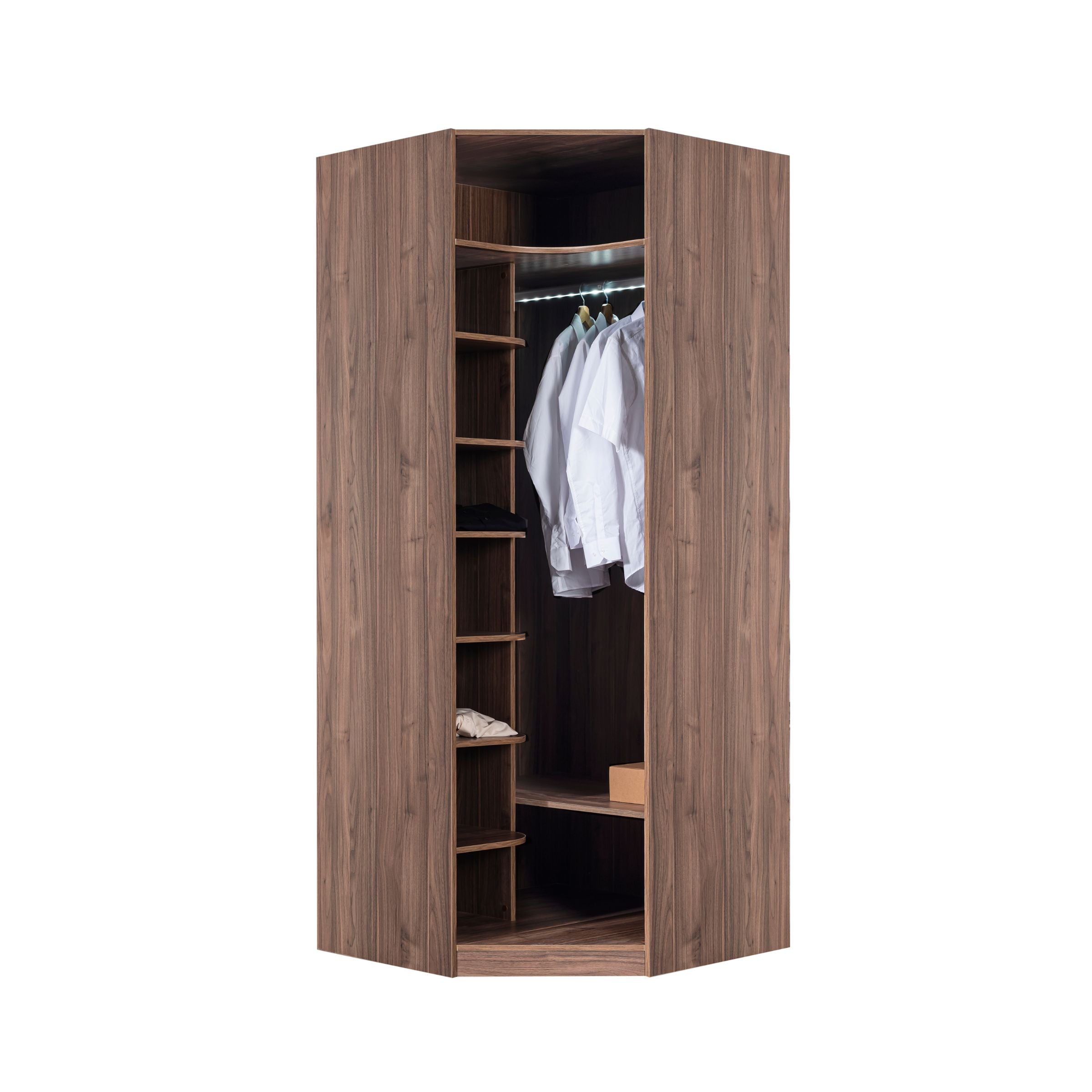 Antik Corner Wardrobe AKYL-ATKC100 - Cabinets - ebarza Furniture UAE | Shop Modern Furniture in Abu Dhabi & Dubai - مفروشات ايبازرا في الامارات | تسوق اثاث عصري وديكورات مميزة في دبي وابوظبي