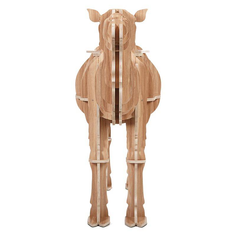 Art Home Camel Decoration Shelving Wood Crafts Tp011Mn Tm011M - Shelves - ebarza Furniture UAE | Shop Modern Furniture in Abu Dhabi & Dubai - مفروشات ايبازرا في الامارات | تسوق اثاث عصري وديكورات مميزة في دبي وابوظبي
