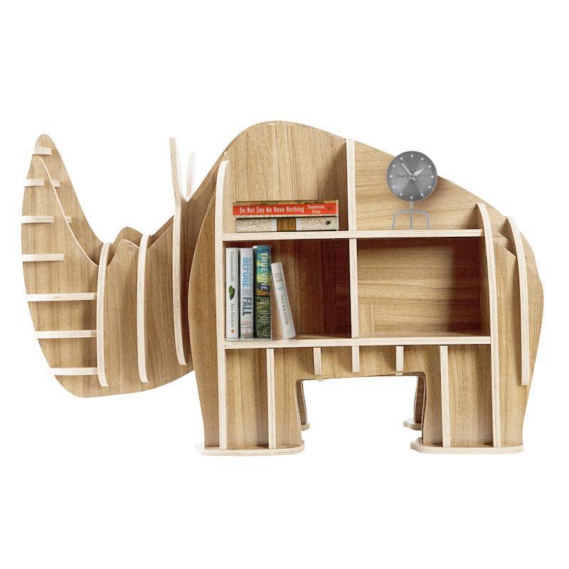 Art Home Rhinoceros Decoration Shelving Wood Crafts Tp019M-N - Shelves - ebarza Furniture UAE | Shop Modern Furniture in Abu Dhabi & Dubai - مفروشات ايبازرا في الامارات | تسوق اثاث عصري وديكورات مميزة في دبي وابوظبي