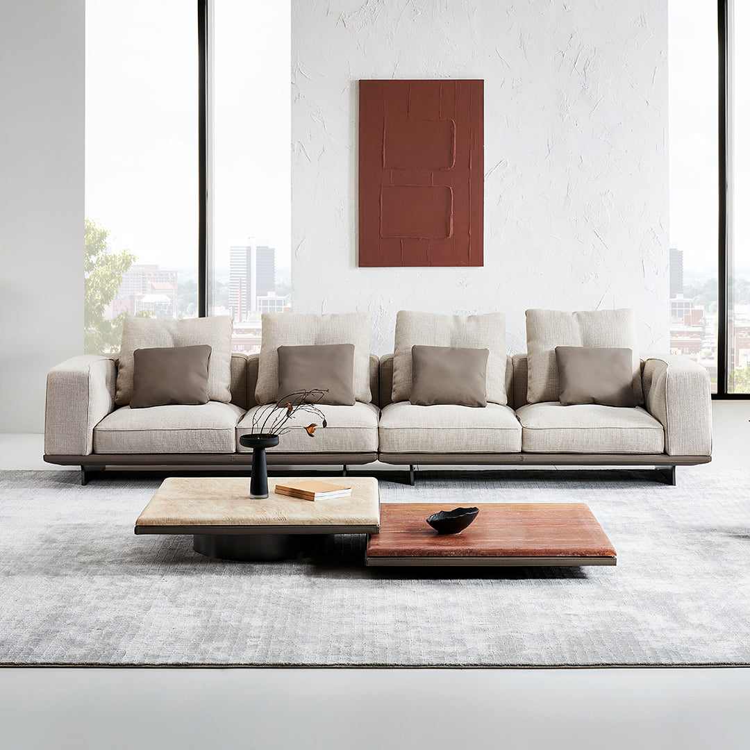 Avenor 2 seater Modular Sofa with Right armrest SF091-B - Sofas - ebarza Furniture UAE | Shop Modern Furniture in Abu Dhabi & Dubai - مفروشات ايبازرا في الامارات | تسوق اثاث عصري وديكورات مميزة في دبي وابوظبي