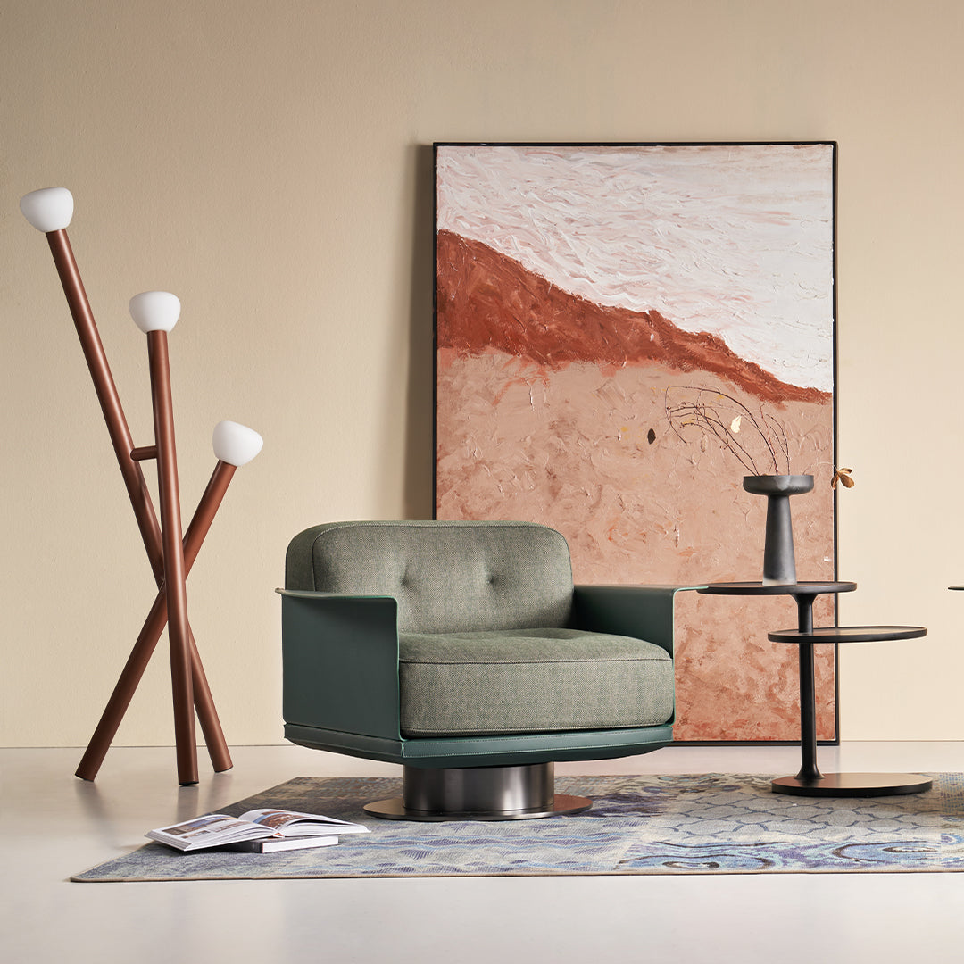 Avenor Armchair LC091- HM-Y312-7Green - Armchairs - ebarza Furniture UAE | Shop Modern Furniture in Abu Dhabi & Dubai - مفروشات ايبازرا في الامارات | تسوق اثاث عصري وديكورات مميزة في دبي وابوظبي