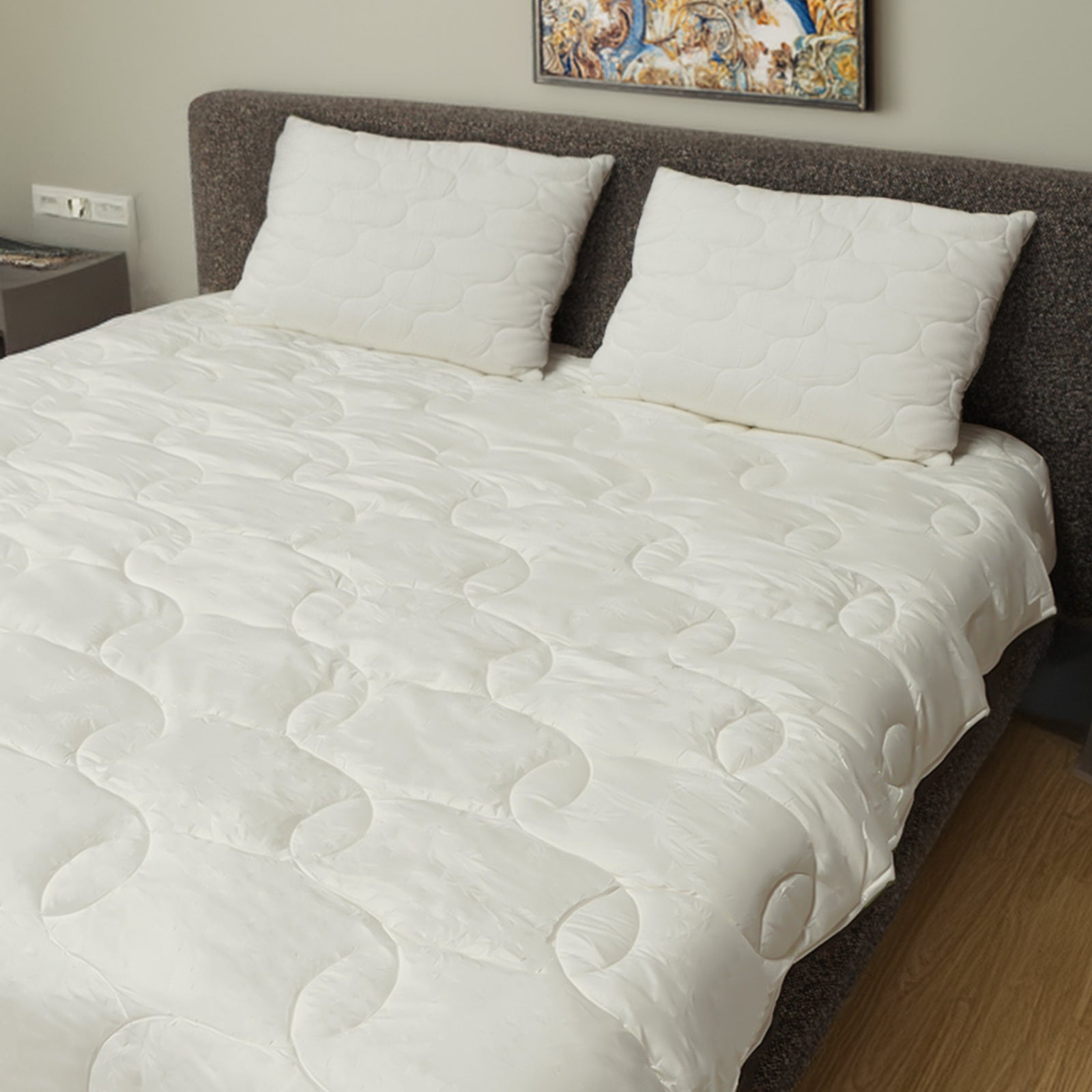 Bamboo Quilt 220X240 Cm 020505051 - Bedding - ebarza Furniture UAE | Shop Modern Furniture in Abu Dhabi & Dubai - مفروشات ايبازرا في الامارات | تسوق اثاث عصري وديكورات مميزة في دبي وابوظبي