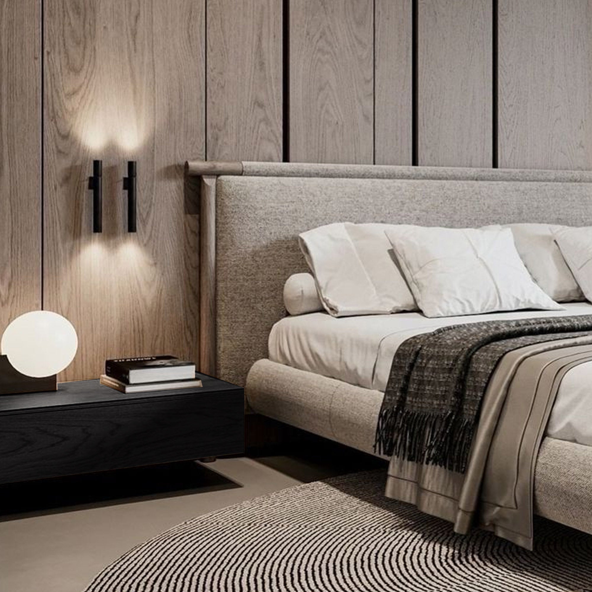 Hanged Bedside Table MLL-CUS07 - Bedside Tables - ebarza Furniture UAE | Shop Modern Furniture in Abu Dhabi & Dubai - مفروشات ايبازرا في الامارات | تسوق اثاث عصري وديكورات مميزة في دبي وابوظبي