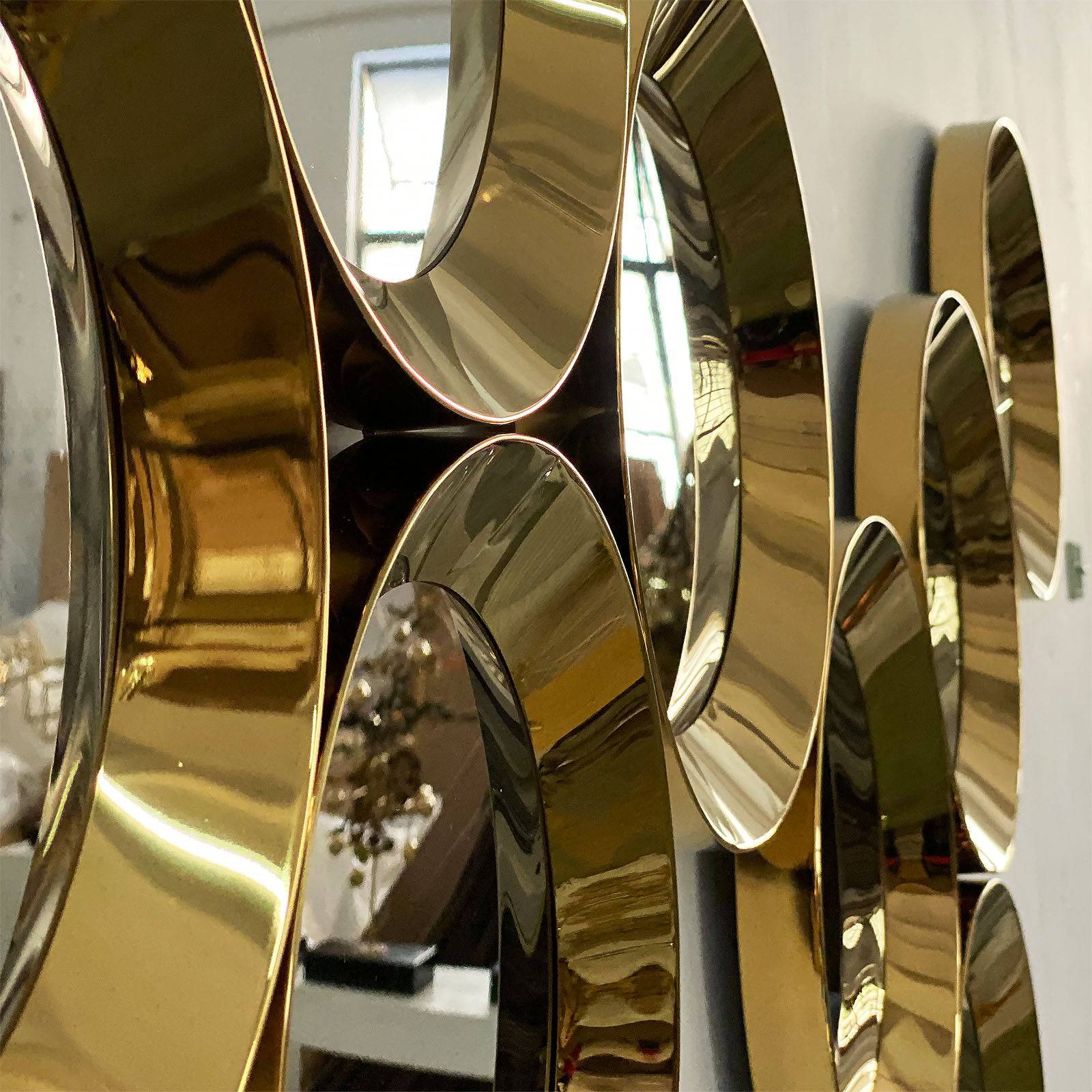 Beehive Handcrafted Stainless Steel Artwork Bg2020010-G - Artwork - ebarza Furniture UAE | Shop Modern Furniture in Abu Dhabi & Dubai - مفروشات ايبازرا في الامارات | تسوق اثاث عصري وديكورات مميزة في دبي وابوظبي