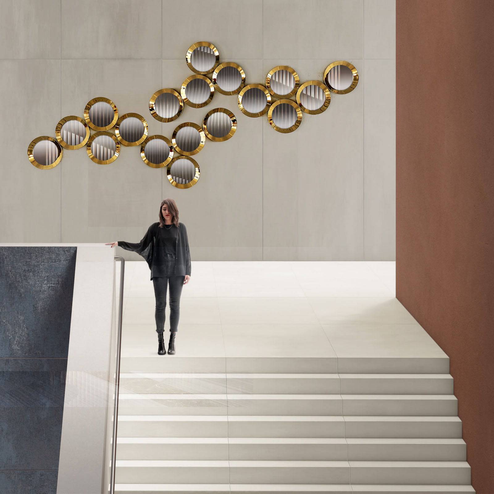 Beehive Handcrafted Stainless Steel Artwork Bg2020010-G - Artwork - ebarza Furniture UAE | Shop Modern Furniture in Abu Dhabi & Dubai - مفروشات ايبازرا في الامارات | تسوق اثاث عصري وديكورات مميزة في دبي وابوظبي