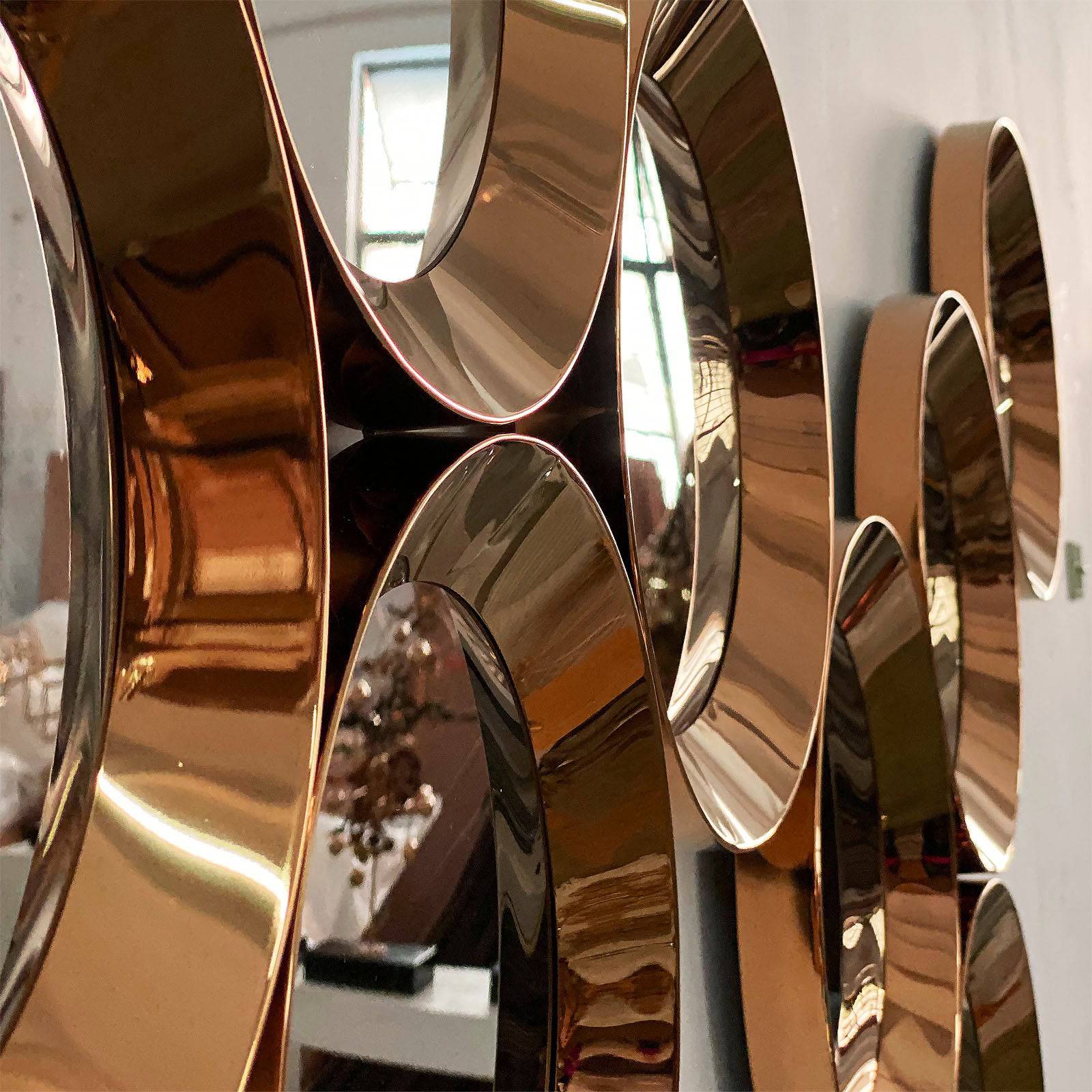 Beehive Handcrafted Stainless Steel Artwork Bg2020010-Rg - Artwork - ebarza Furniture UAE | Shop Modern Furniture in Abu Dhabi & Dubai - مفروشات ايبازرا في الامارات | تسوق اثاث عصري وديكورات مميزة في دبي وابوظبي