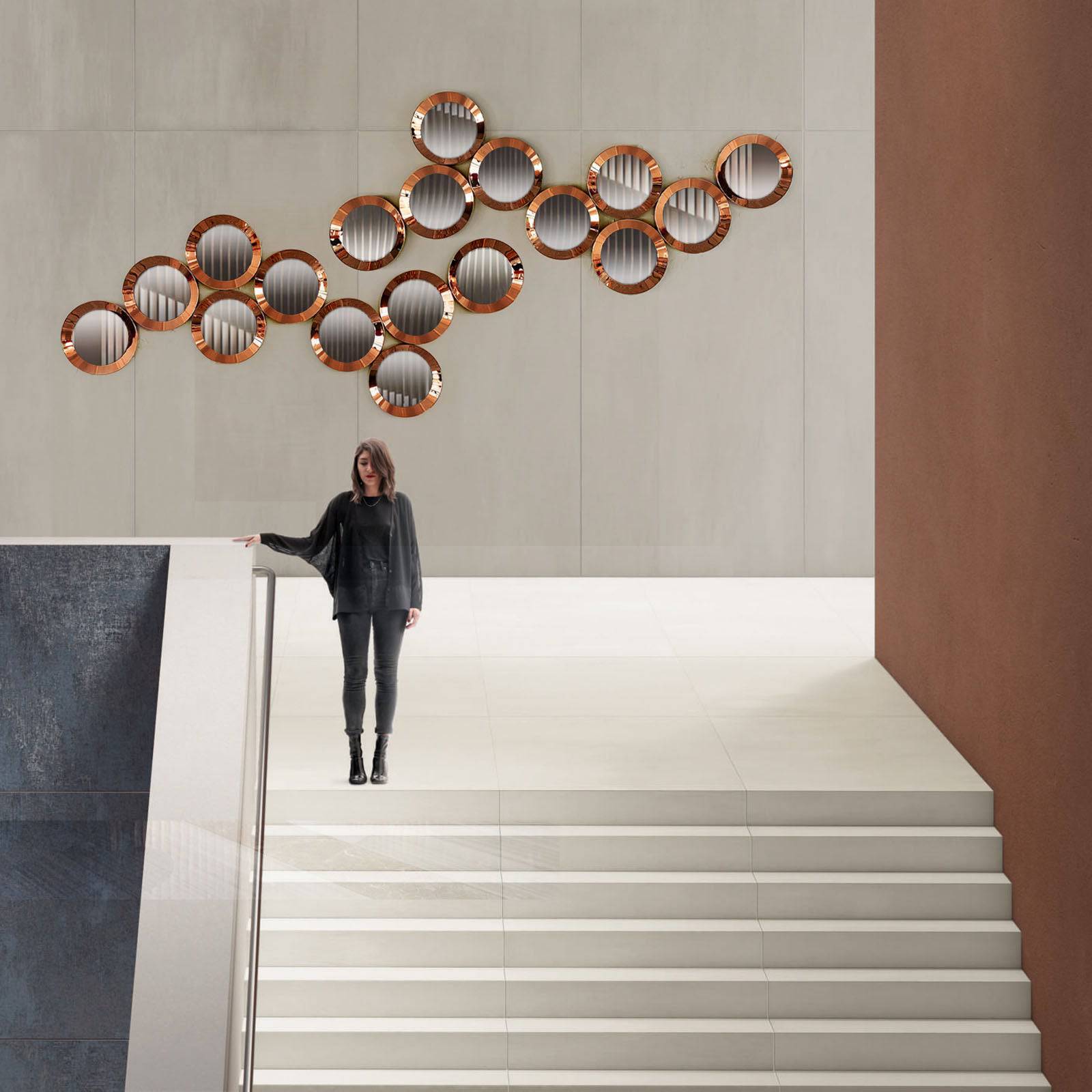 Beehive Handcrafted Stainless Steel Artwork Bg2020010-Rg - Artwork - ebarza Furniture UAE | Shop Modern Furniture in Abu Dhabi & Dubai - مفروشات ايبازرا في الامارات | تسوق اثاث عصري وديكورات مميزة في دبي وابوظبي