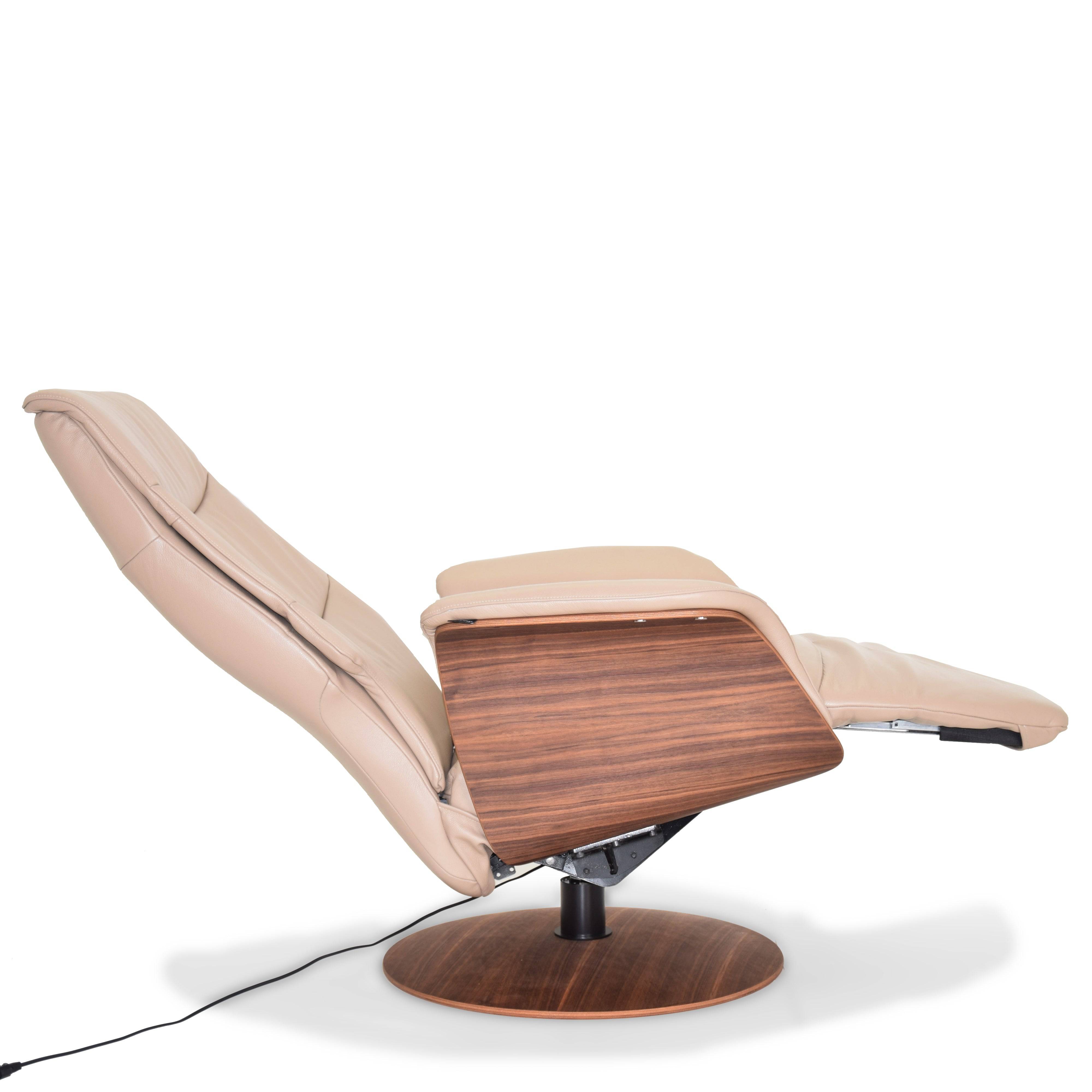 Benz Relaxing Swivel And Electric Biege Recliner Lounge Chair Hkp-5093Mfel-312 - Lounge Chairs - ebarza Furniture UAE | Shop Modern Furniture in Abu Dhabi & Dubai - مفروشات ايبازرا في الامارات | تسوق اثاث عصري وديكورات مميزة في دبي وابوظبي