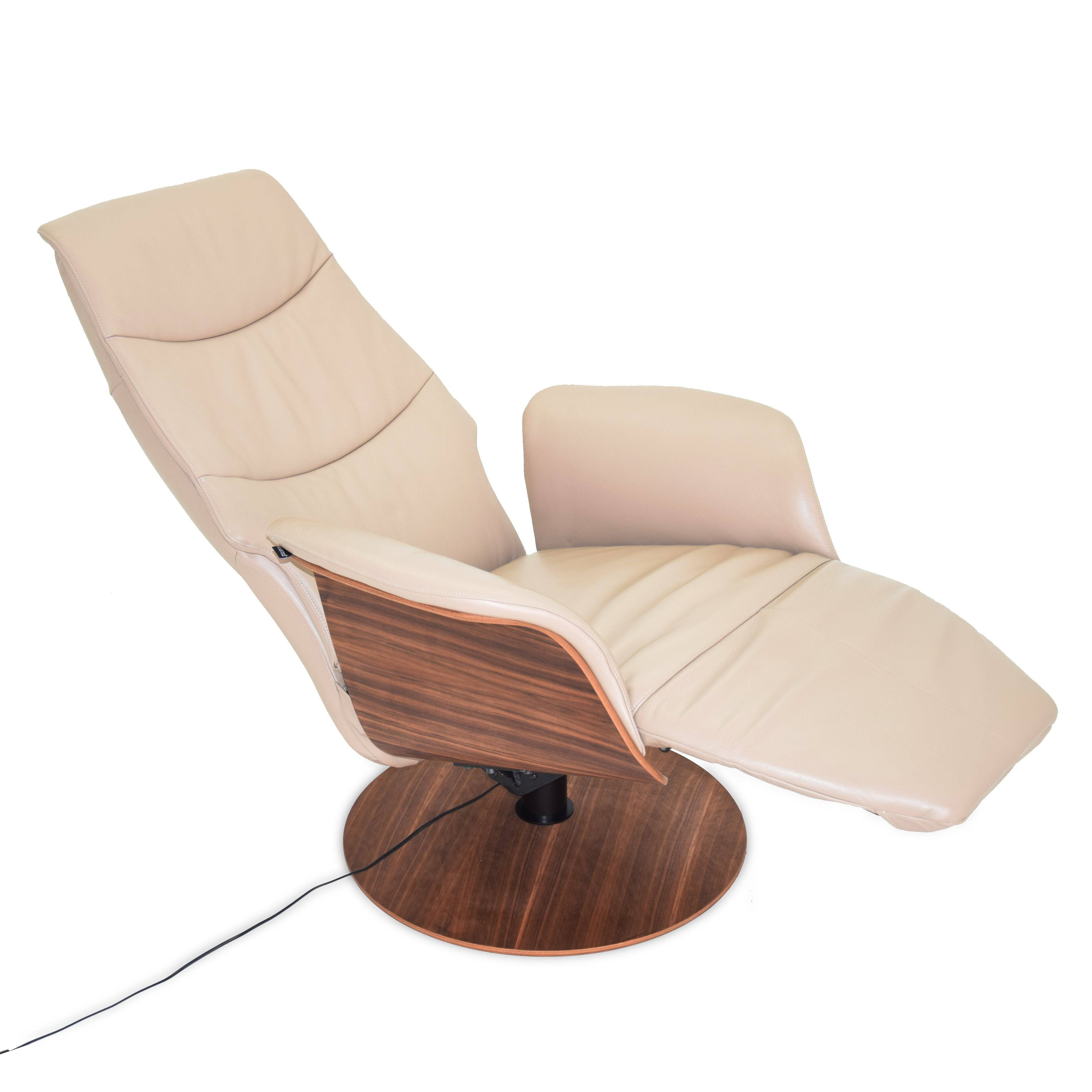 Benz Relaxing Swivel And Electric Biege Recliner Lounge Chair Hkp-5093Mfel-312 - Lounge Chairs - ebarza Furniture UAE | Shop Modern Furniture in Abu Dhabi & Dubai - مفروشات ايبازرا في الامارات | تسوق اثاث عصري وديكورات مميزة في دبي وابوظبي