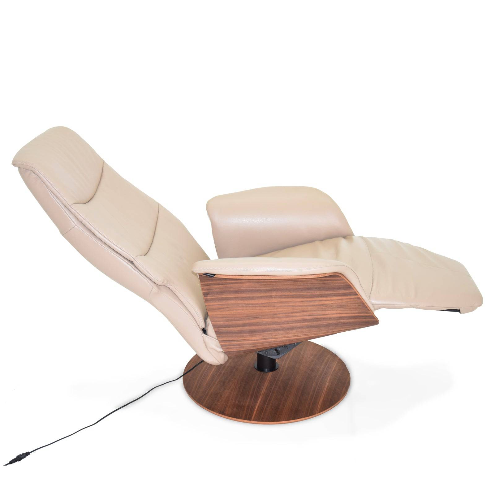 Benz Relaxing Swivel And Electric Biege Recliner Lounge Chair Hkp-5093Mfel-312 - Lounge Chairs - ebarza Furniture UAE | Shop Modern Furniture in Abu Dhabi & Dubai - مفروشات ايبازرا في الامارات | تسوق اثاث عصري وديكورات مميزة في دبي وابوظبي
