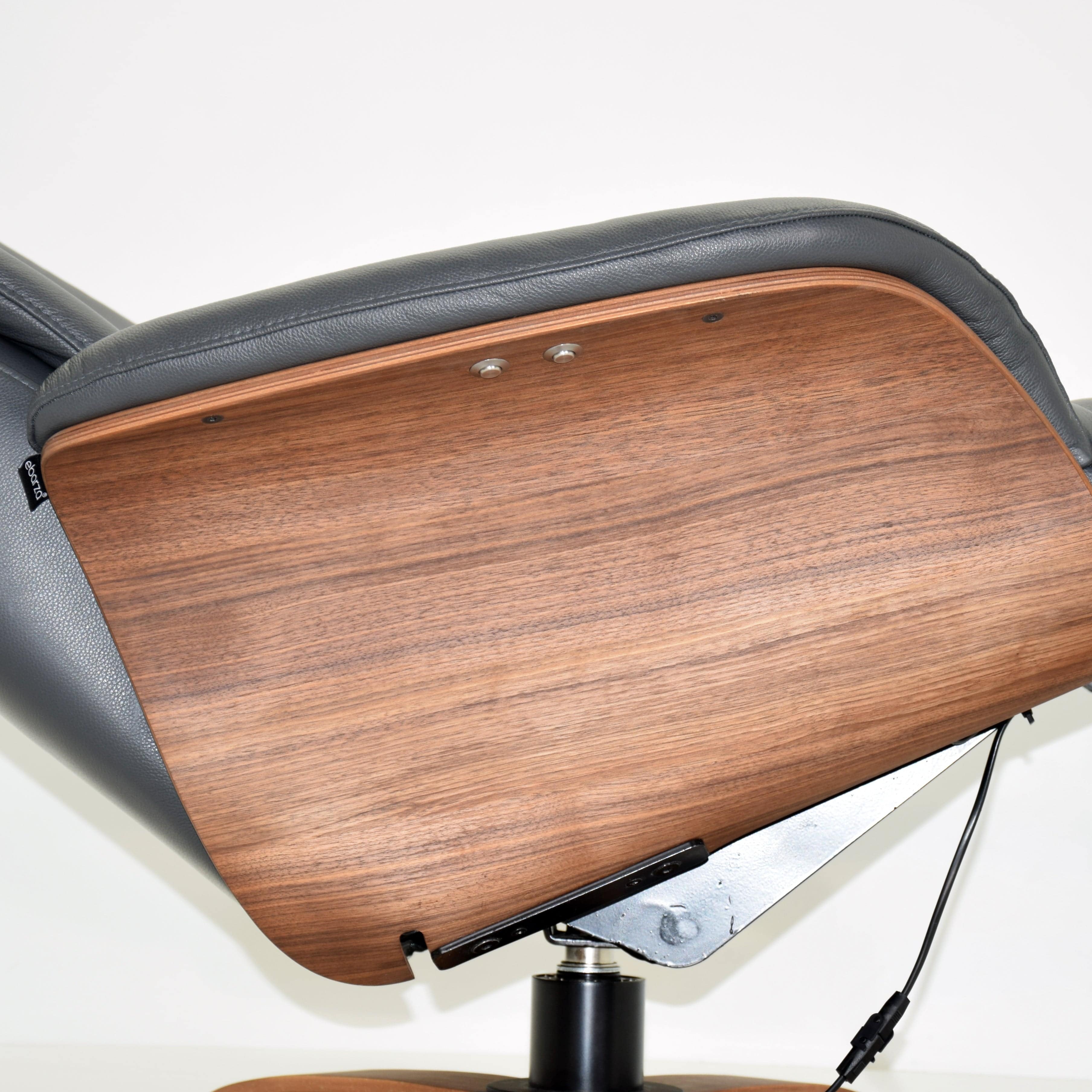 Benz Relaxing Swivel And Electric Grey Recliner Lounge Chair Hkp-7608Mfel-313 - Lounge Chairs - ebarza Furniture UAE | Shop Modern Furniture in Abu Dhabi & Dubai - مفروشات ايبازرا في الامارات | تسوق اثاث عصري وديكورات مميزة في دبي وابوظبي