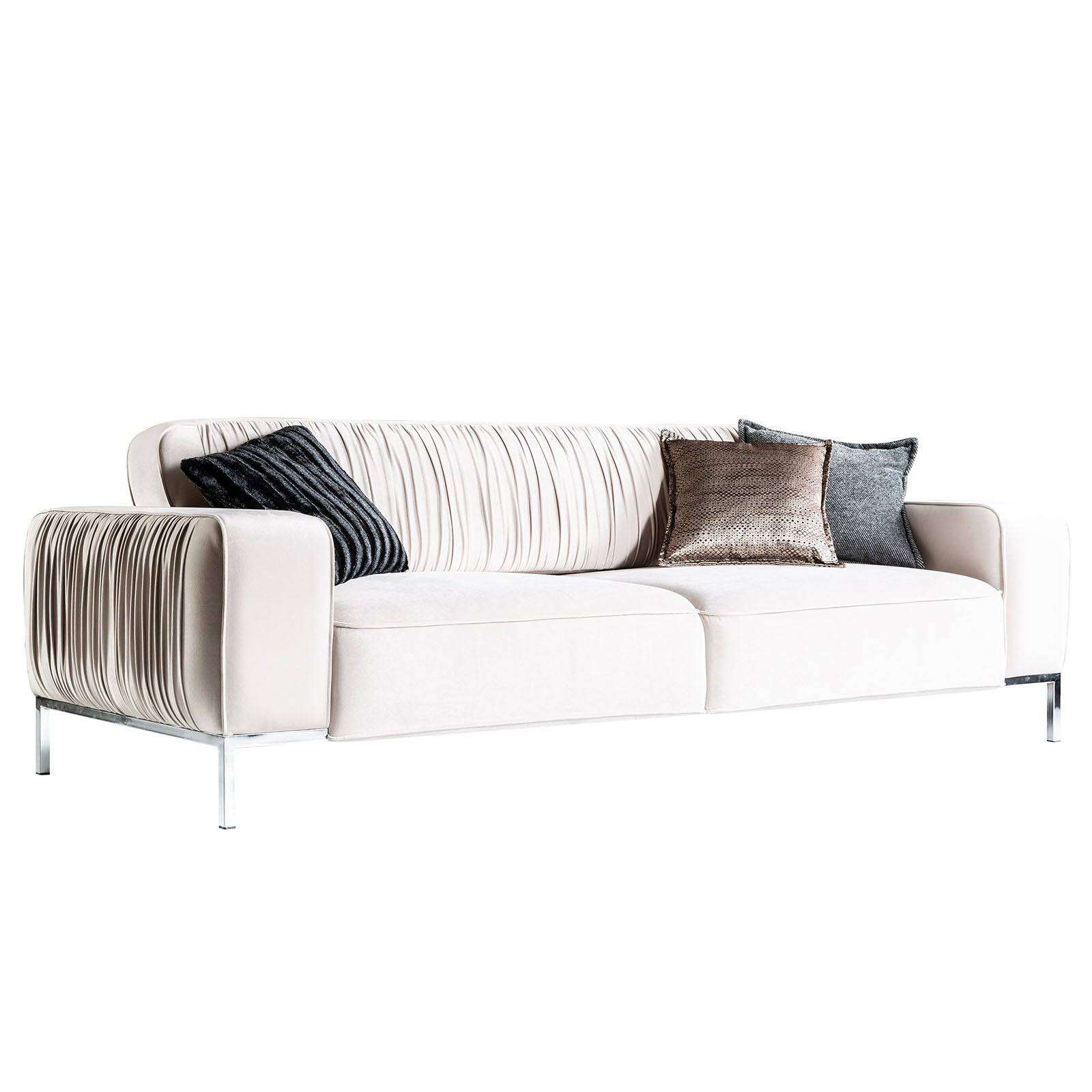 Beretta Beige Sofa Beige001 - Sofas - ebarza Furniture UAE | Shop Modern Furniture in Abu Dhabi & Dubai - مفروشات ايبازرا في الامارات | تسوق اثاث عصري وديكورات مميزة في دبي وابوظبي
