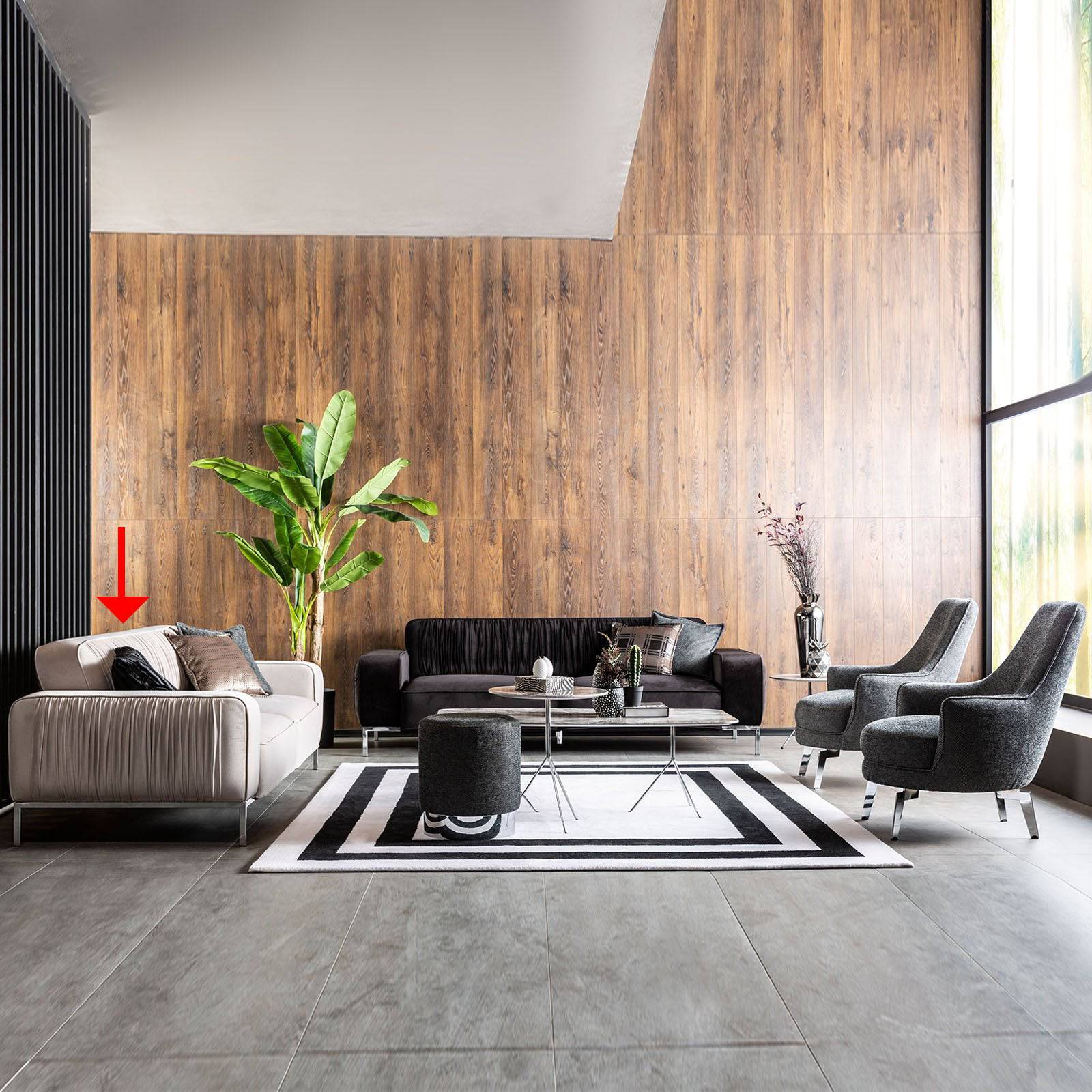 Beretta Beige Sofa Beige001 - Sofas - ebarza Furniture UAE | Shop Modern Furniture in Abu Dhabi & Dubai - مفروشات ايبازرا في الامارات | تسوق اثاث عصري وديكورات مميزة في دبي وابوظبي