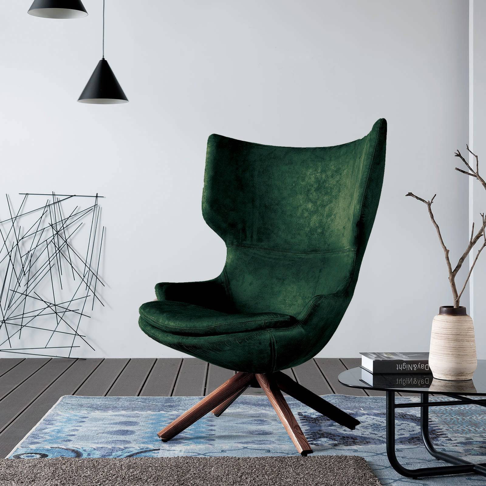 Biel Lounge Chair Lc031W - Lounge Chairs - ebarza Furniture UAE | Shop Modern Furniture in Abu Dhabi & Dubai - مفروشات ايبازرا في الامارات | تسوق اثاث عصري وديكورات مميزة في دبي وابوظبي