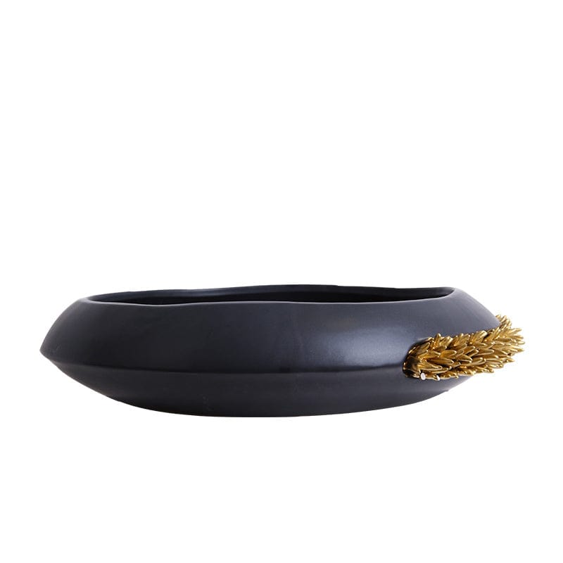 Black Thorn Ceramics Bowl - A Fa-D21030A - Bowls - ebarza Furniture UAE | Shop Modern Furniture in Abu Dhabi & Dubai - مفروشات ايبازرا في الامارات | تسوق اثاث عصري وديكورات مميزة في دبي وابوظبي