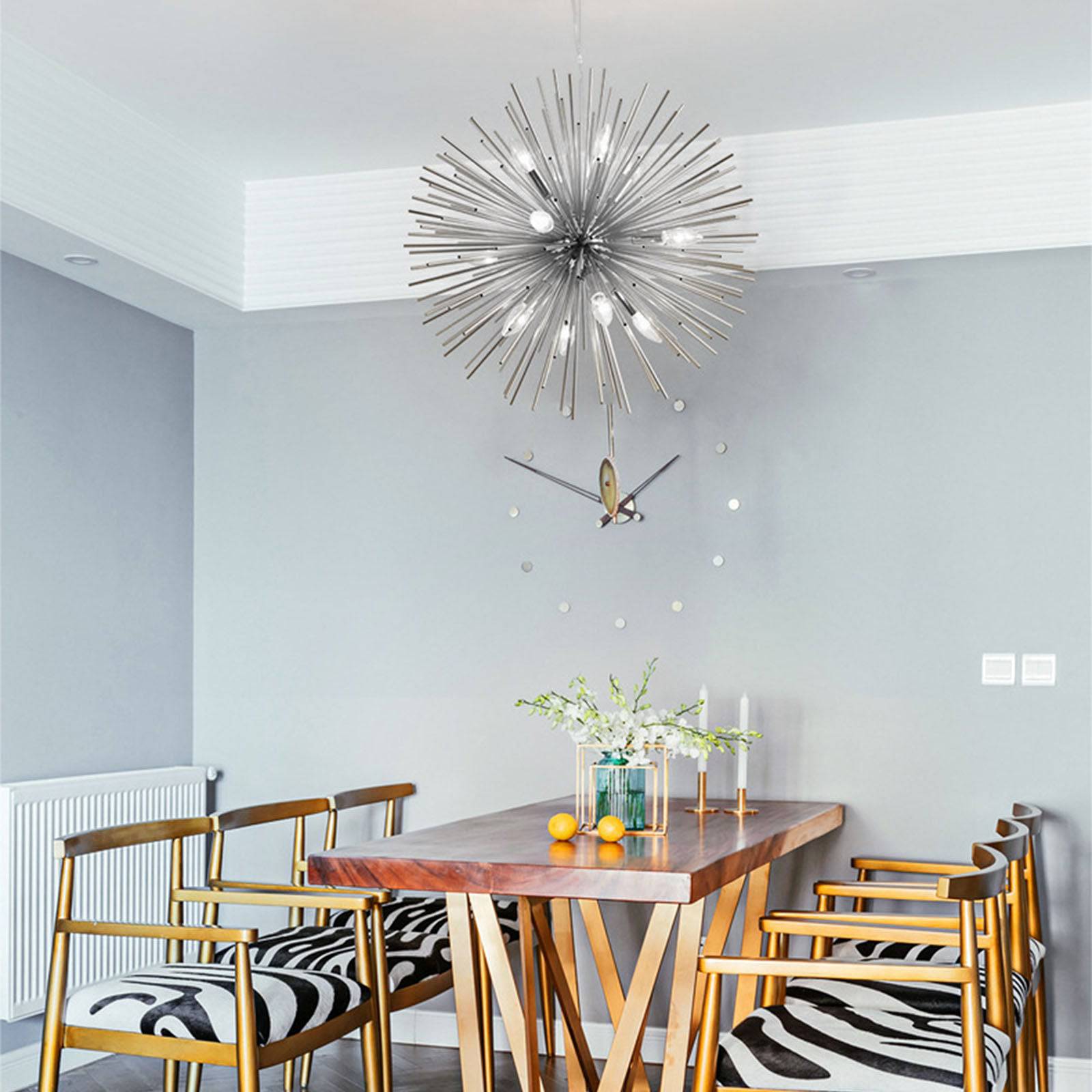 Boden 9 Heads Pendant Lamp Cy-New-024-C - Pendant Lamps - ebarza Furniture UAE | Shop Modern Furniture in Abu Dhabi & Dubai - مفروشات ايبازرا في الامارات | تسوق اثاث عصري وديكورات مميزة في دبي وابوظبي