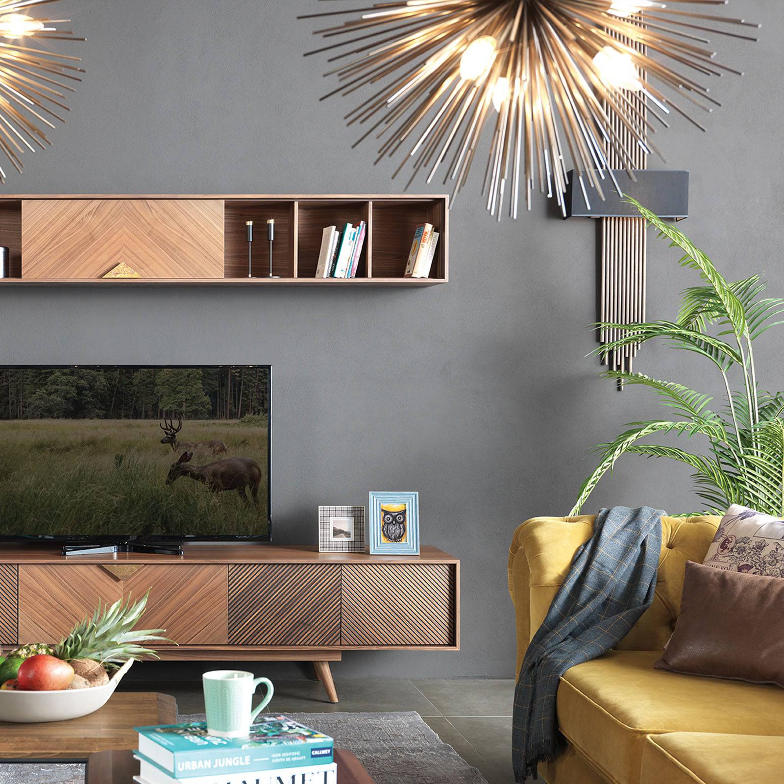 Boden 9 Heads Pendant Lamp Cy-New-024-C - Pendant Lamps - ebarza Furniture UAE | Shop Modern Furniture in Abu Dhabi & Dubai - مفروشات ايبازرا في الامارات | تسوق اثاث عصري وديكورات مميزة في دبي وابوظبي