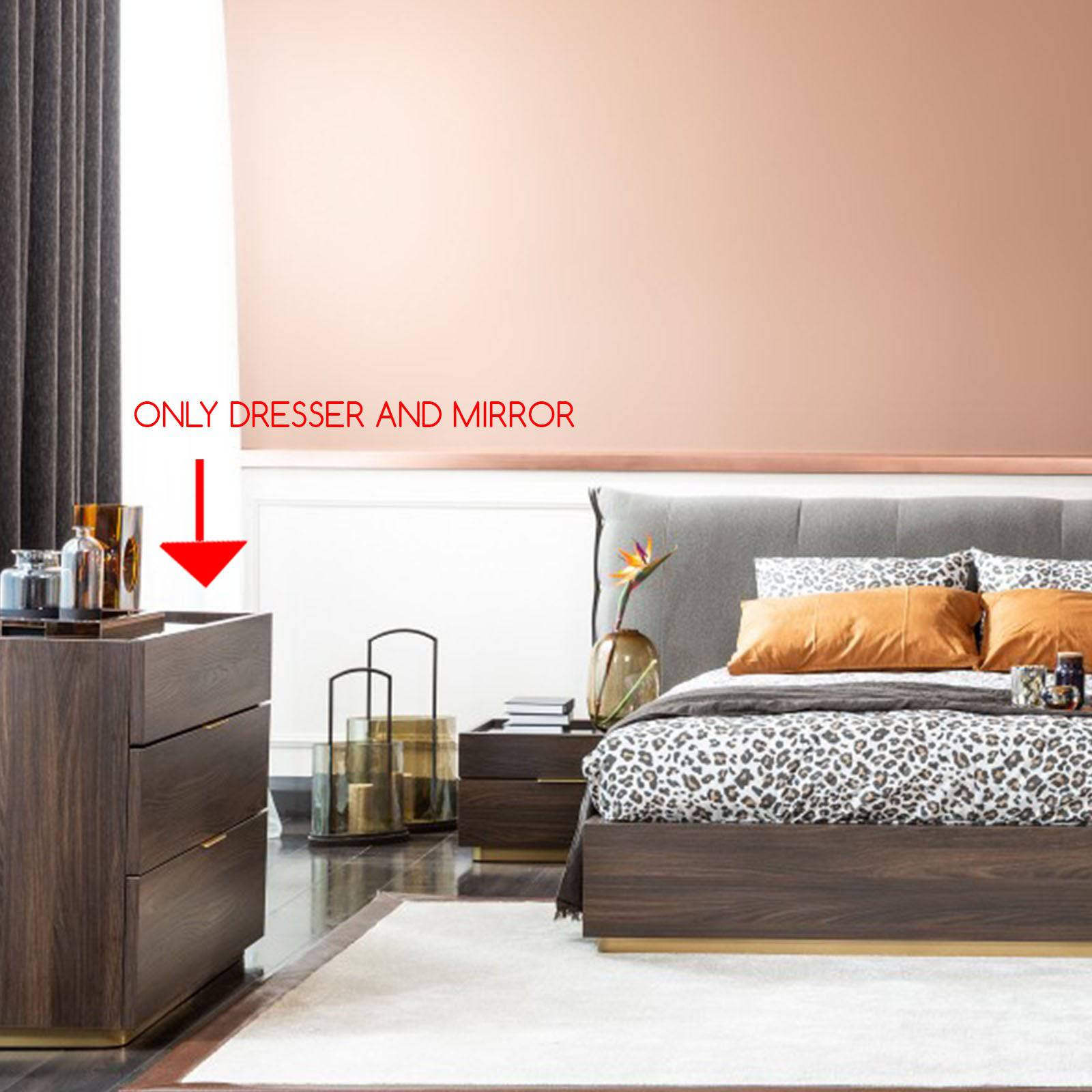 Bolivia Dresser&Mirror Bolivia-Dresser - Dressers and Mirrors - ebarza Furniture UAE | Shop Modern Furniture in Abu Dhabi & Dubai - مفروشات ايبازرا في الامارات | تسوق اثاث عصري وديكورات مميزة في دبي وابوظبي