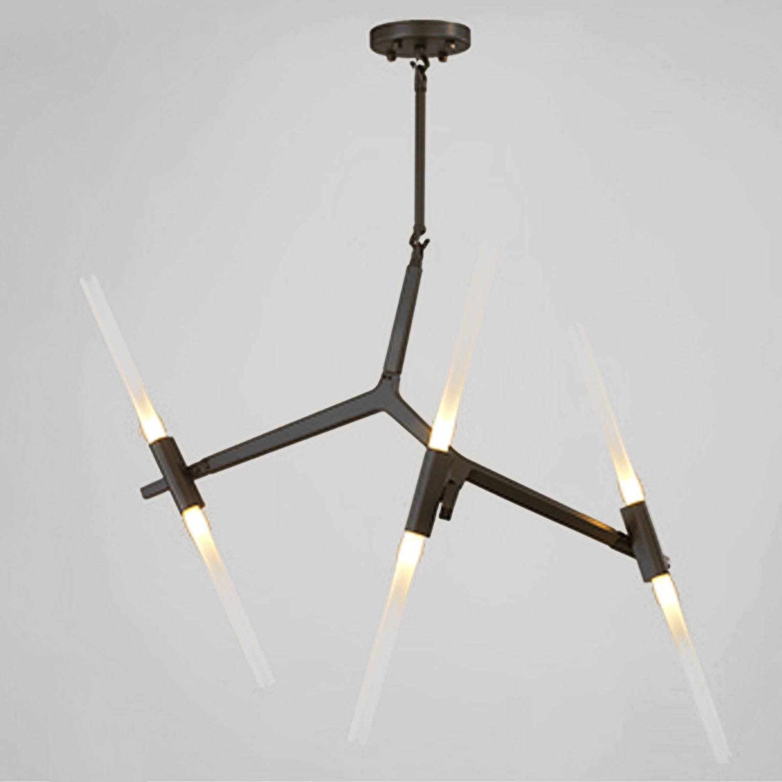 Branch 6 Heads Chandelier Cy-New-002-6-B - Pendant Lamps - ebarza Furniture UAE | Shop Modern Furniture in Abu Dhabi & Dubai - مفروشات ايبازرا في الامارات | تسوق اثاث عصري وديكورات مميزة في دبي وابوظبي