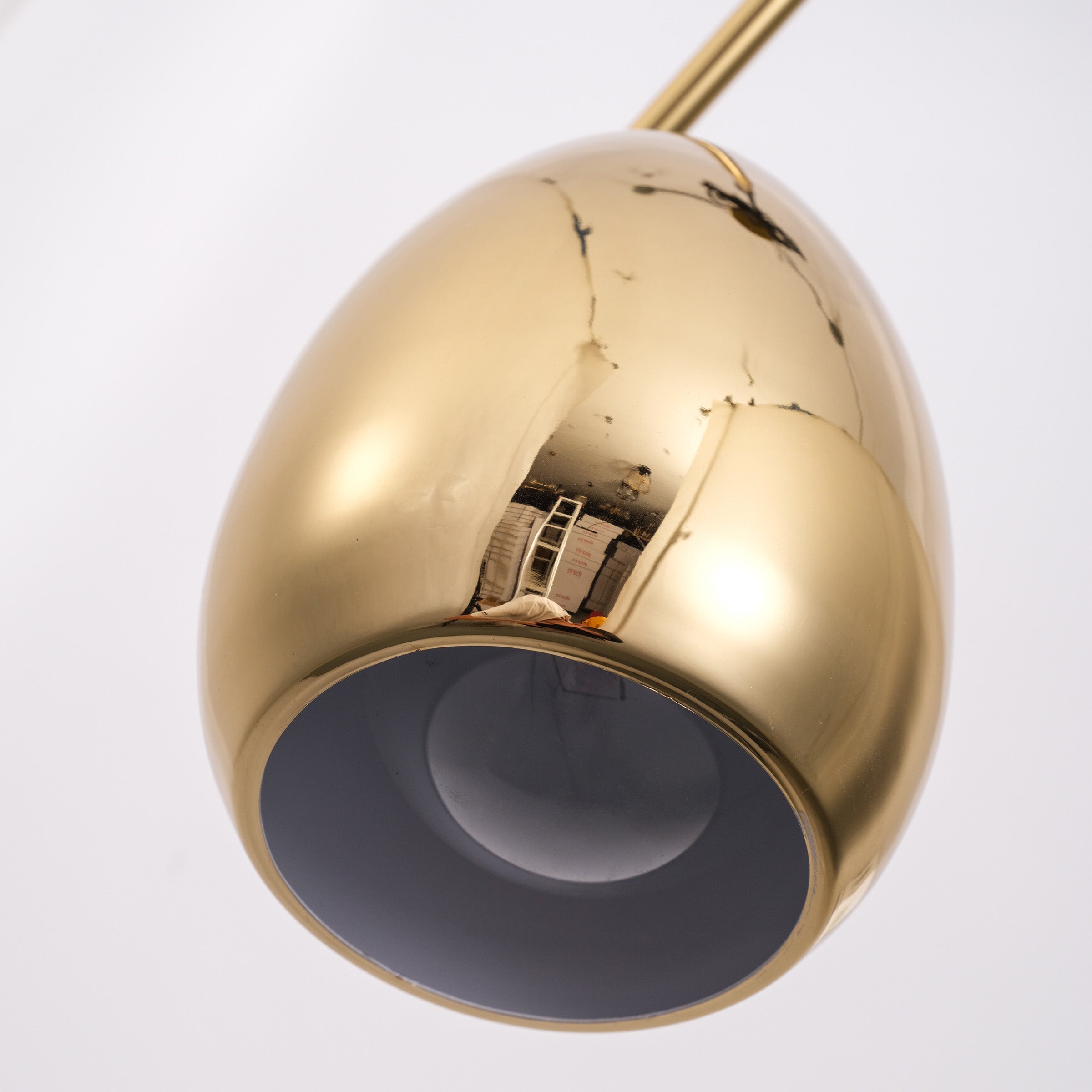 Teardrop Gold Pendant Lamp CY-DD-1062-G - Pendant Lamps - ebarza Furniture UAE | Shop Modern Furniture in Abu Dhabi & Dubai - مفروشات ايبازرا في الامارات | تسوق اثاث عصري وديكورات مميزة في دبي وابوظبي