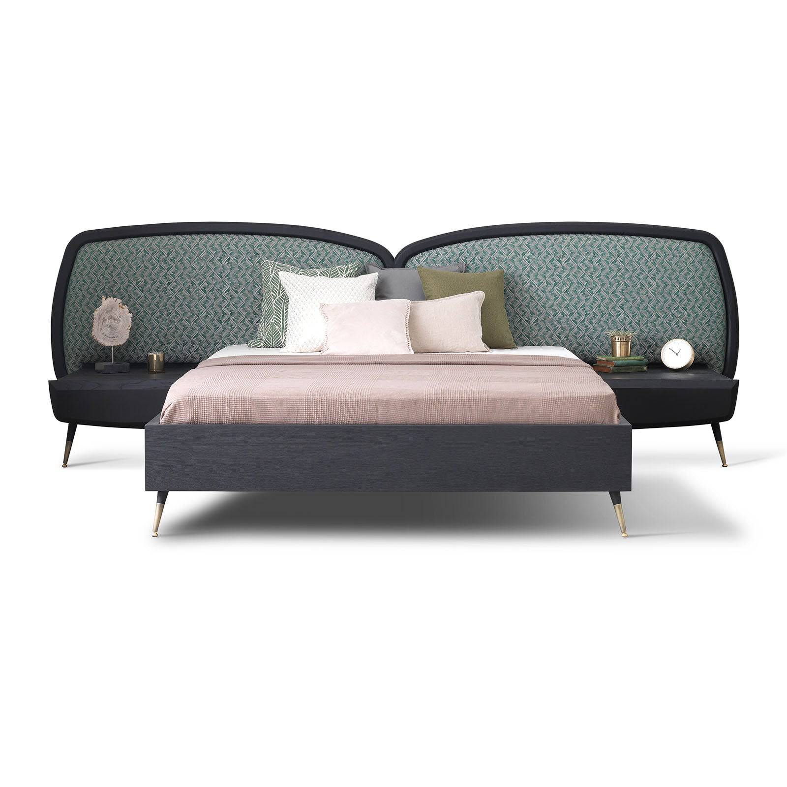 Bug Bedstead + 2 Nightstand Tables Bug-Bed - Bedroom Sets - ebarza Furniture UAE | Shop Modern Furniture in Abu Dhabi & Dubai - مفروشات ايبازرا في الامارات | تسوق اثاث عصري وديكورات مميزة في دبي وابوظبي