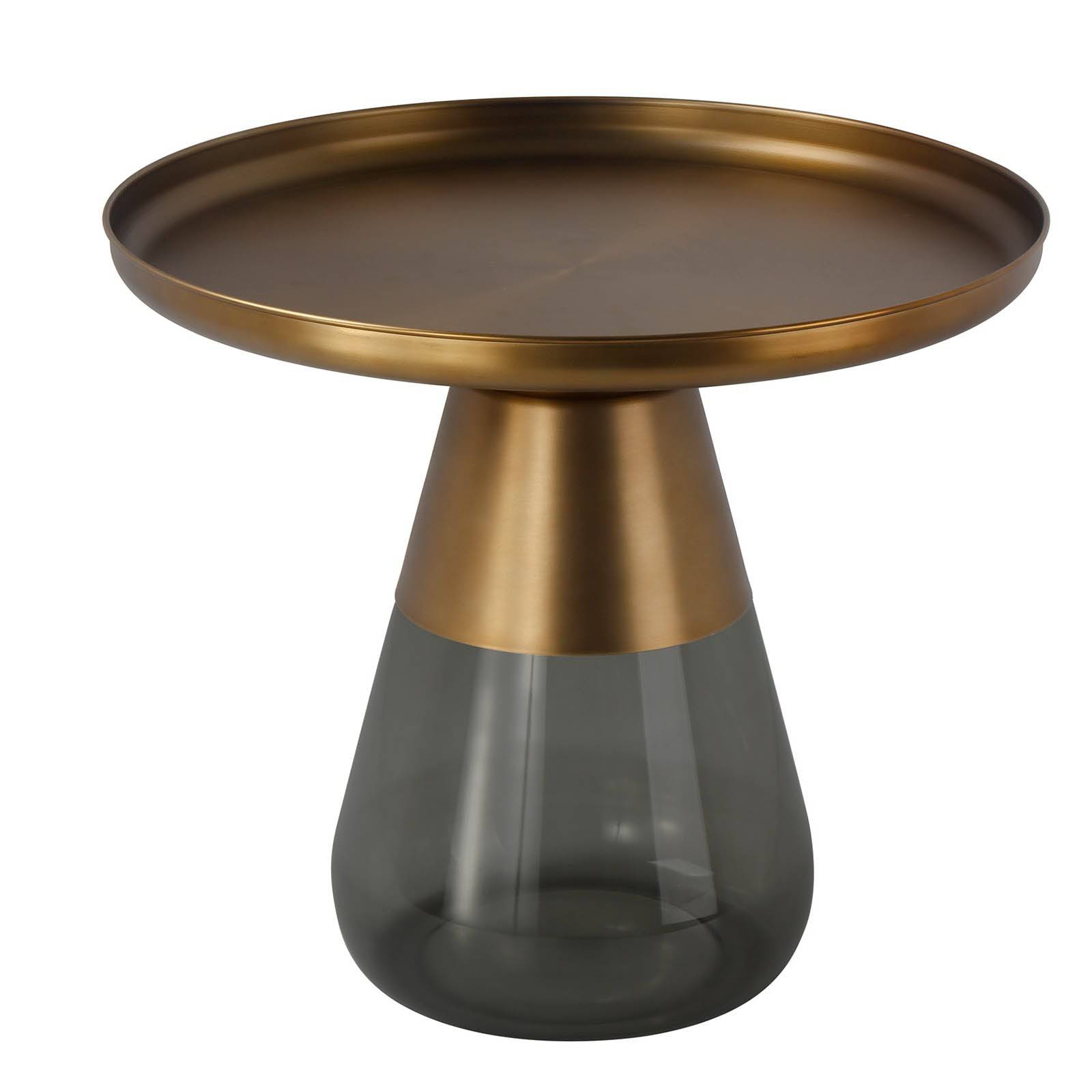 Casablanca Coffee Table Ct8486-60-Grey+Brass - Coffee Tables - ebarza Furniture UAE | Shop Modern Furniture in Abu Dhabi & Dubai - مفروشات ايبازرا في الامارات | تسوق اثاث عصري وديكورات مميزة في دبي وابوظبي