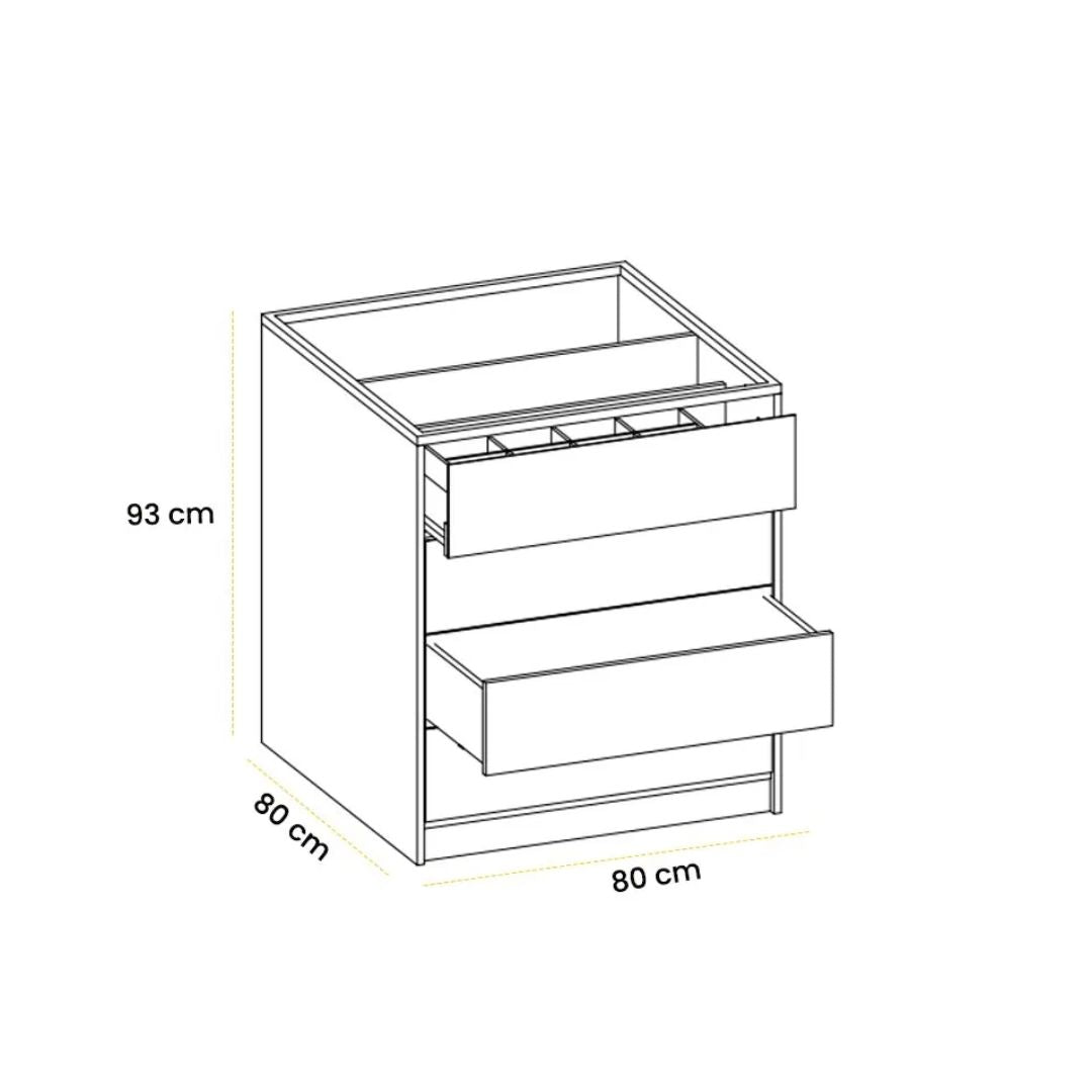 Cashmere Island Dresser - Cabinets - ebarza Furniture UAE | Shop Modern Furniture in Abu Dhabi & Dubai - مفروشات ايبازرا في الامارات | تسوق اثاث عصري وديكورات مميزة في دبي وابوظبي