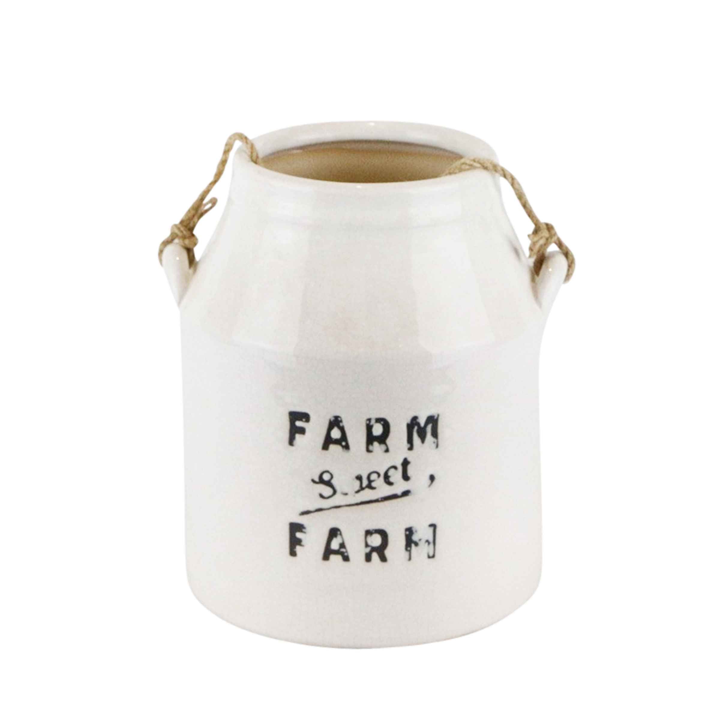 Ceramic Hanging Milk Jug Planter 15 Cm 14014 - Planter Boxes - ebarza Furniture UAE | Shop Modern Furniture in Abu Dhabi & Dubai - مفروشات ايبازرا في الامارات | تسوق اثاث عصري وديكورات مميزة في دبي وابوظبي
